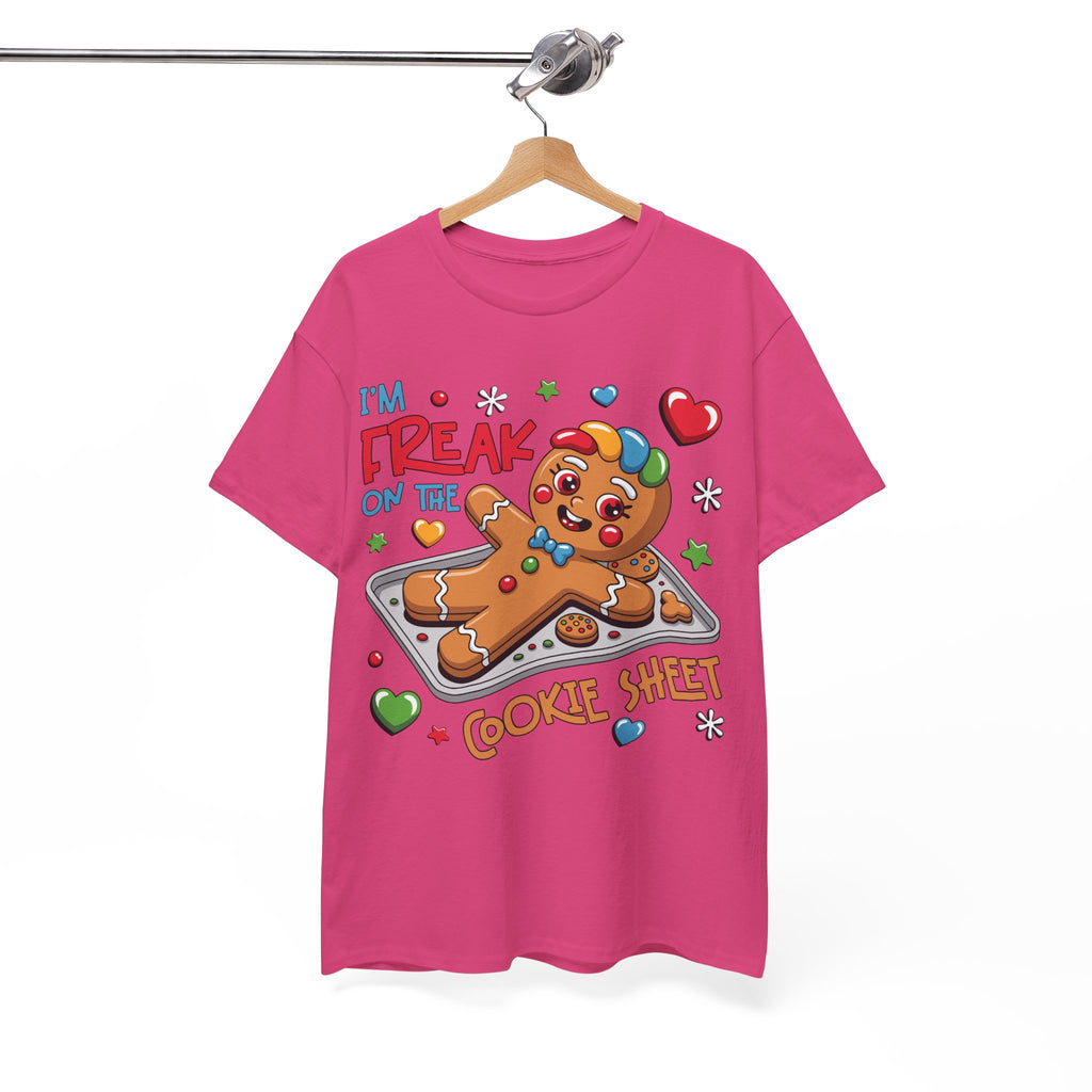 Gingerbread ‘I’m Freak on the Cookie Sheet’ Unisex Cotton Tee