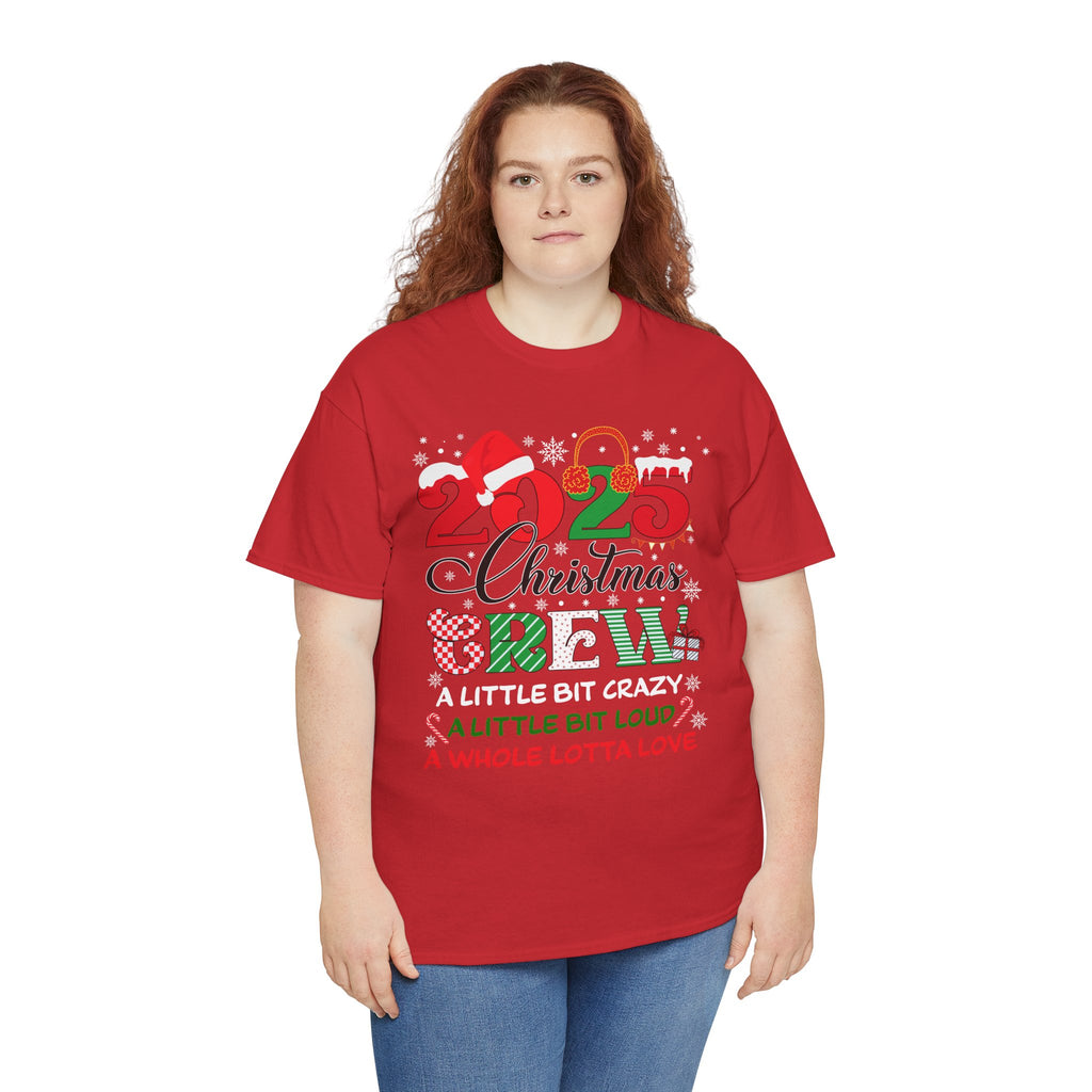 Christmas Crew 2025 Unisex Cotton Tee