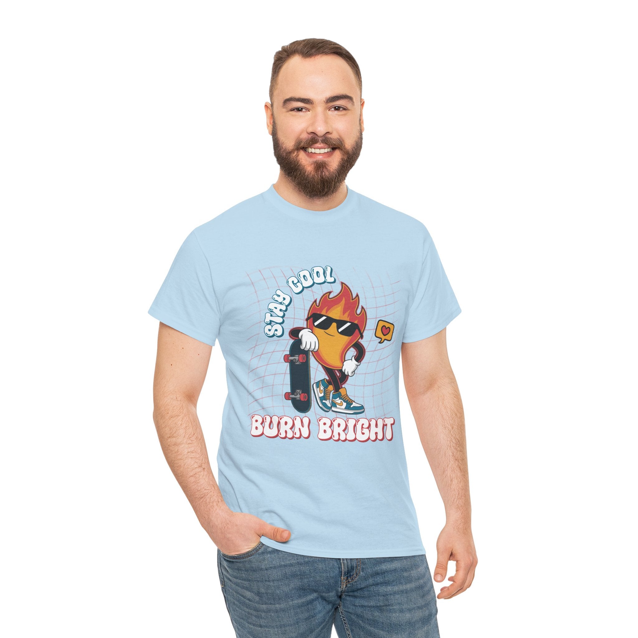 Stay Cool Burn Bright Unisex Tee