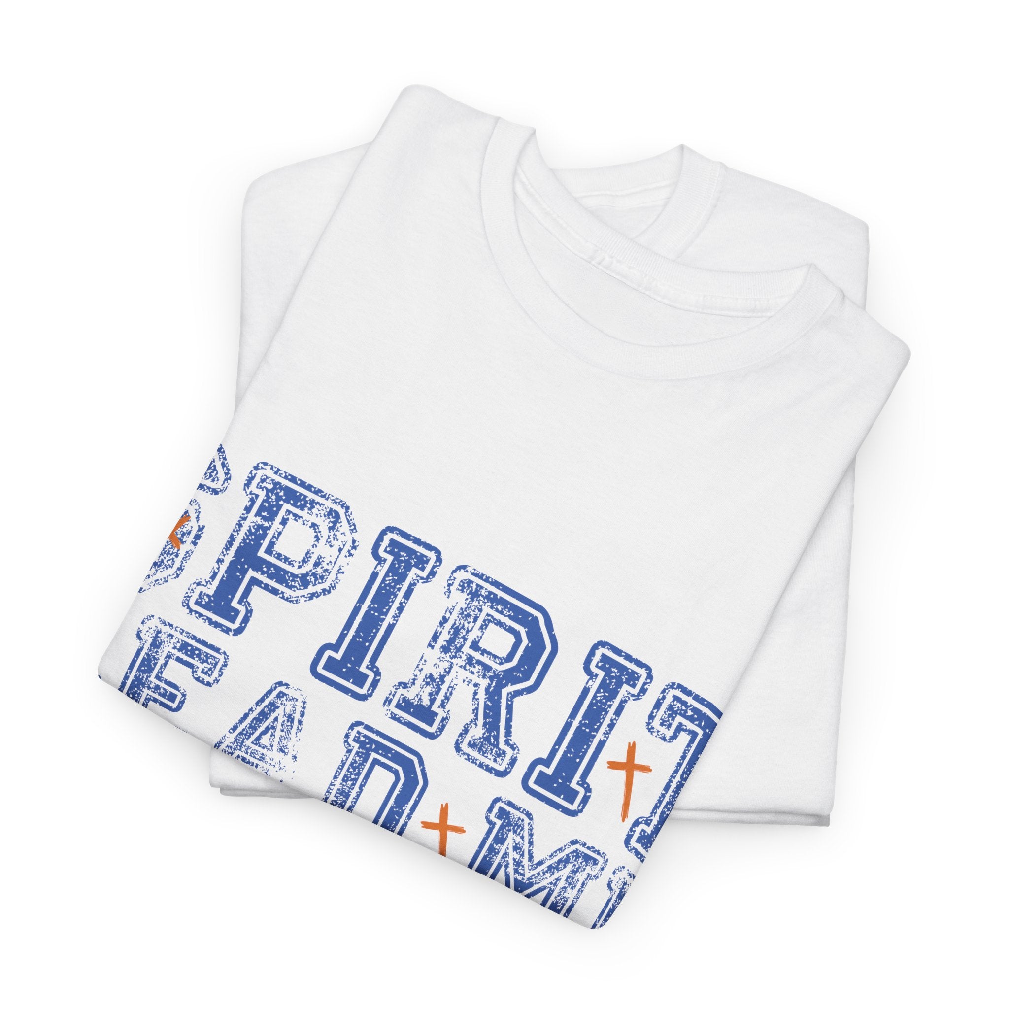 Christian Varsity Tee — “Spirit Lead Me — Where My Trust Is Without Border”. Unisex Cotton Tee