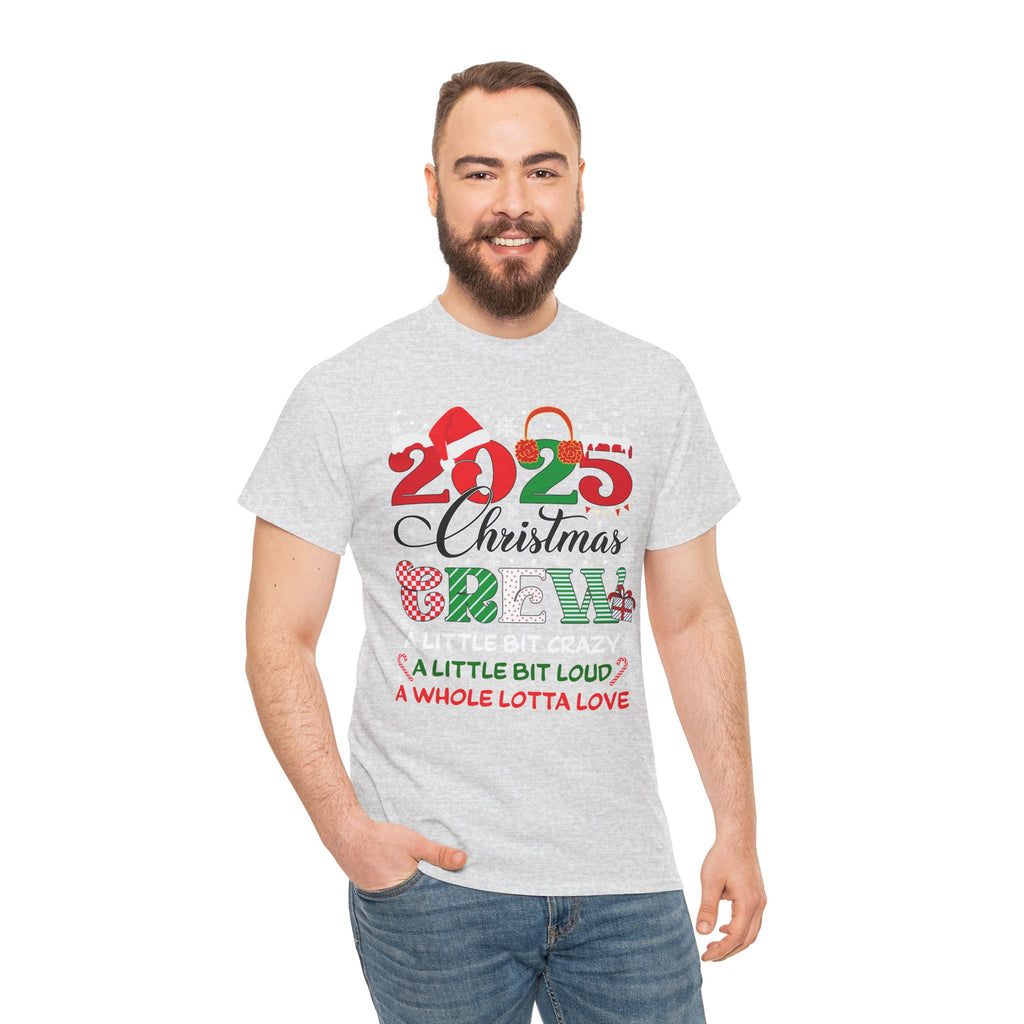 Christmas Crew 2025 Unisex Cotton Tee