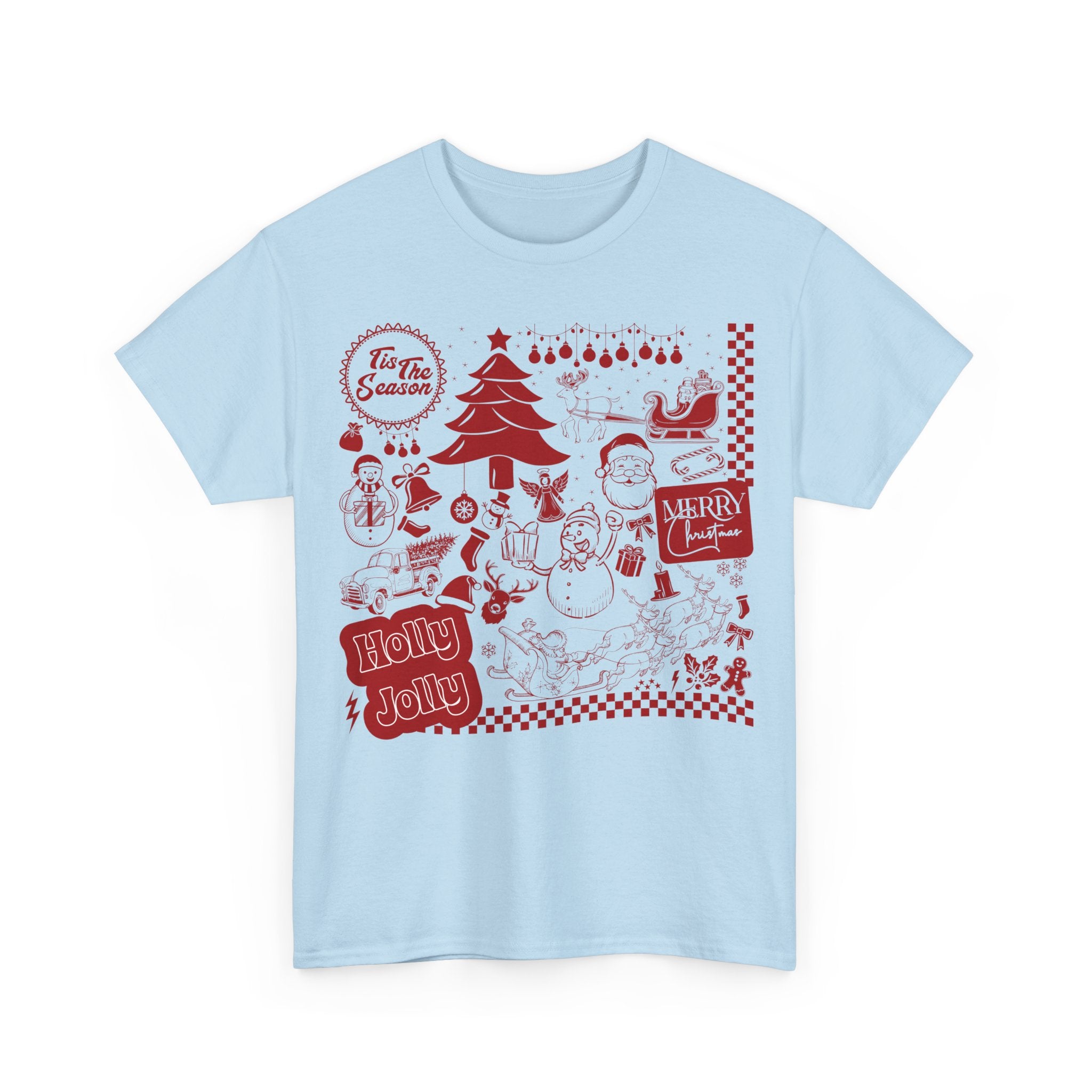Christmas Festive Unisex Cotton T-shirt