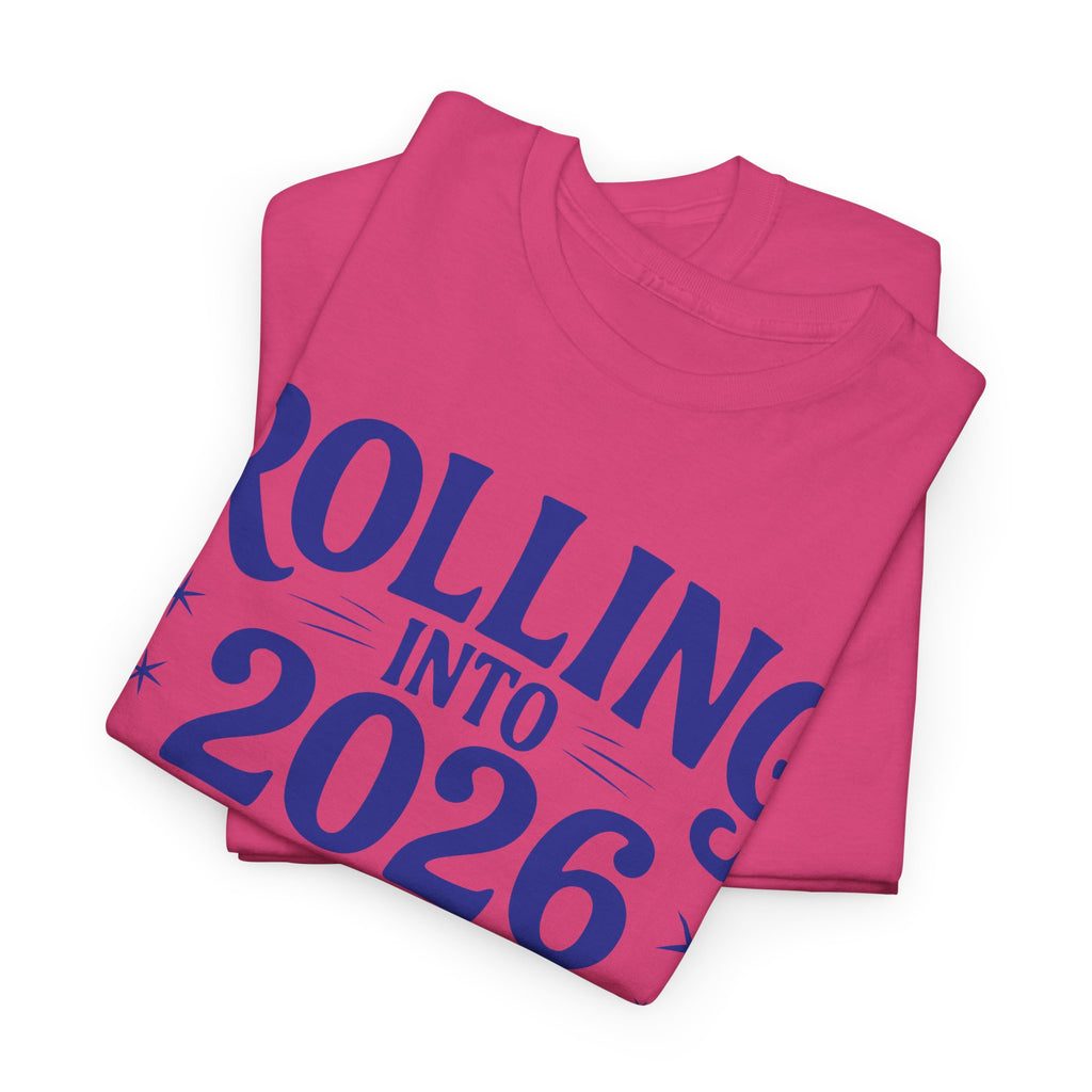 Rolling Into 2026 Hedgehog Tricycle Unisex Cotton Tee