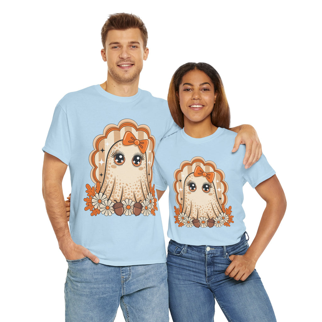 Ghost and Daisies Unisex Cotten Tee