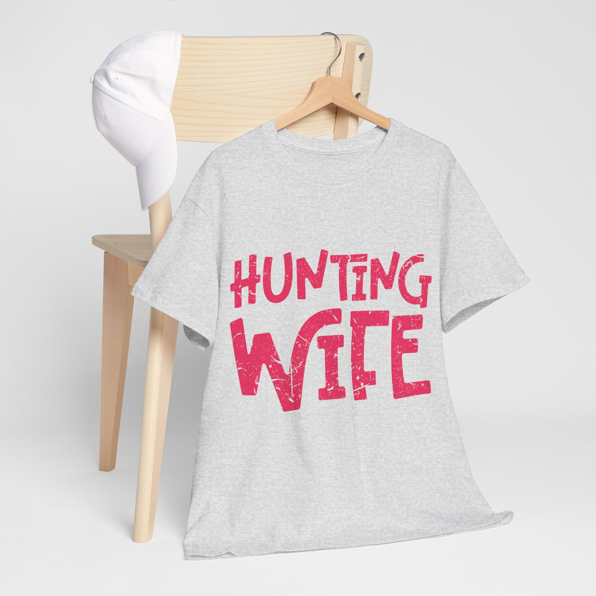 Hunting Season Vintage Badge T-Shirt — Rugged Orange Hunting Unisex Cotton Tee