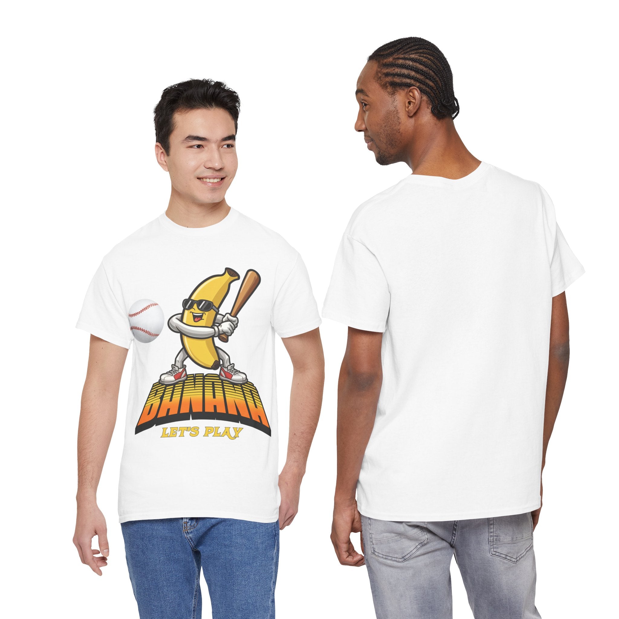 Banana Playing Baseball Tee