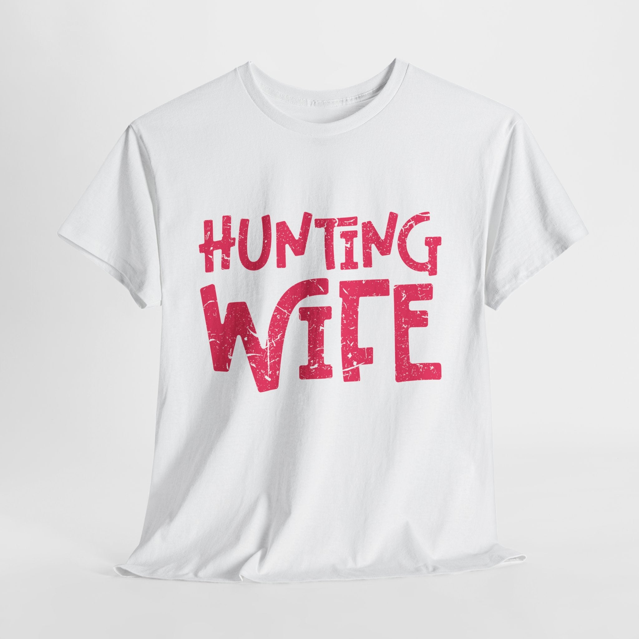 Hunting Season Vintage Badge T-Shirt — Rugged Orange Hunting Unisex Cotton Tee