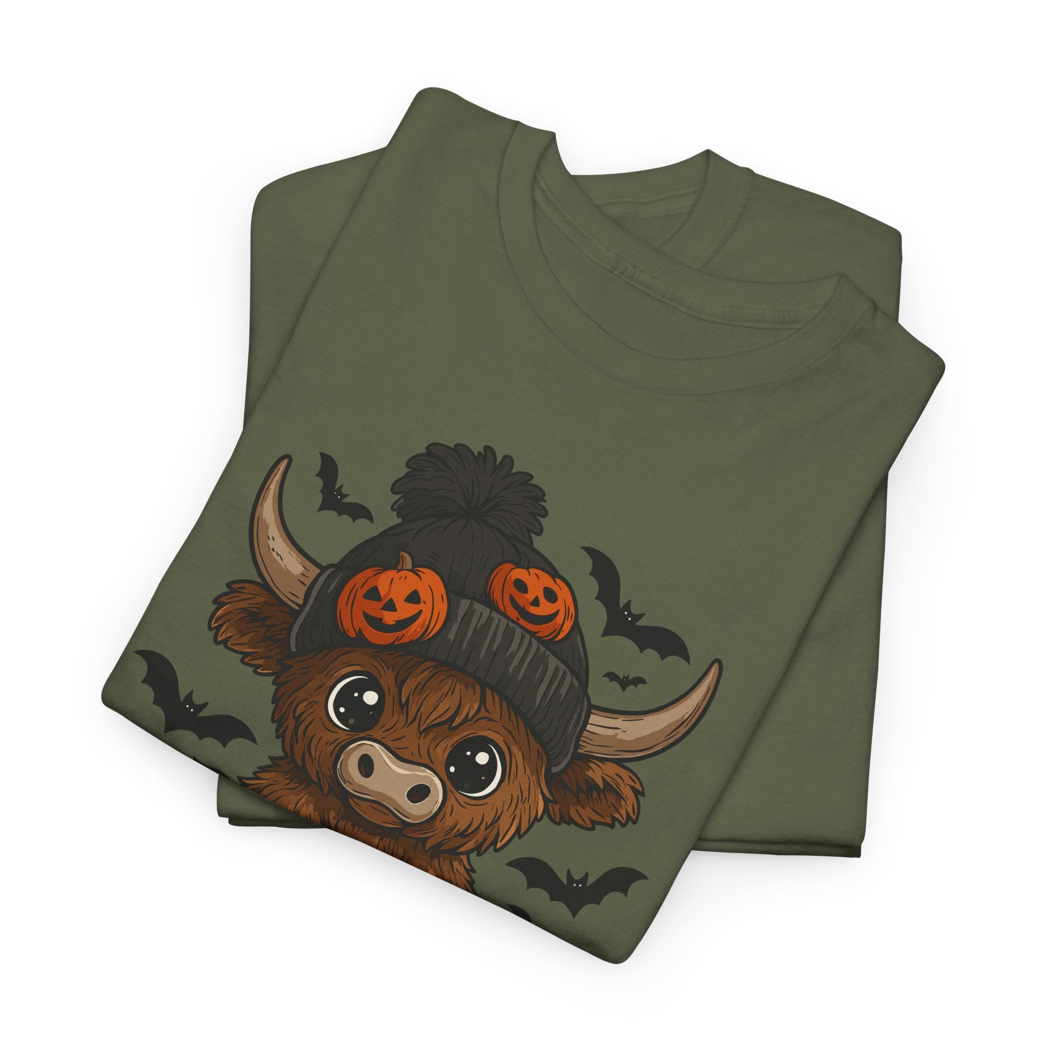 Halloween Cow Unisex Cotton Tshirt