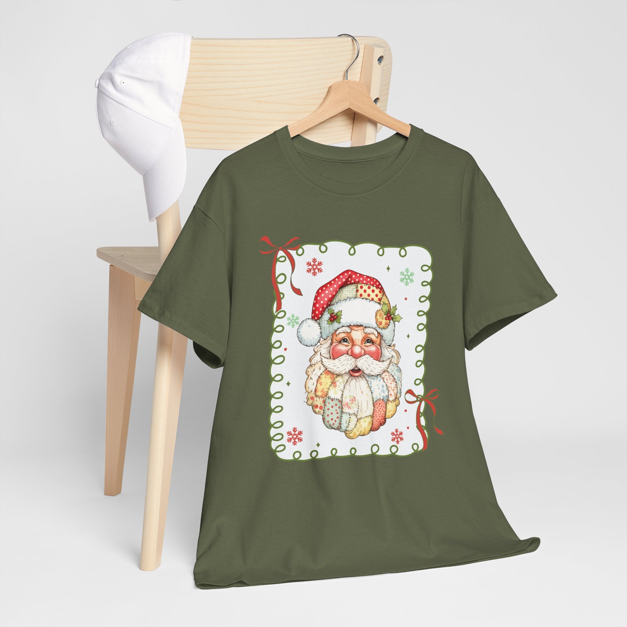 Santa Vintage Unisex Cotton Tee