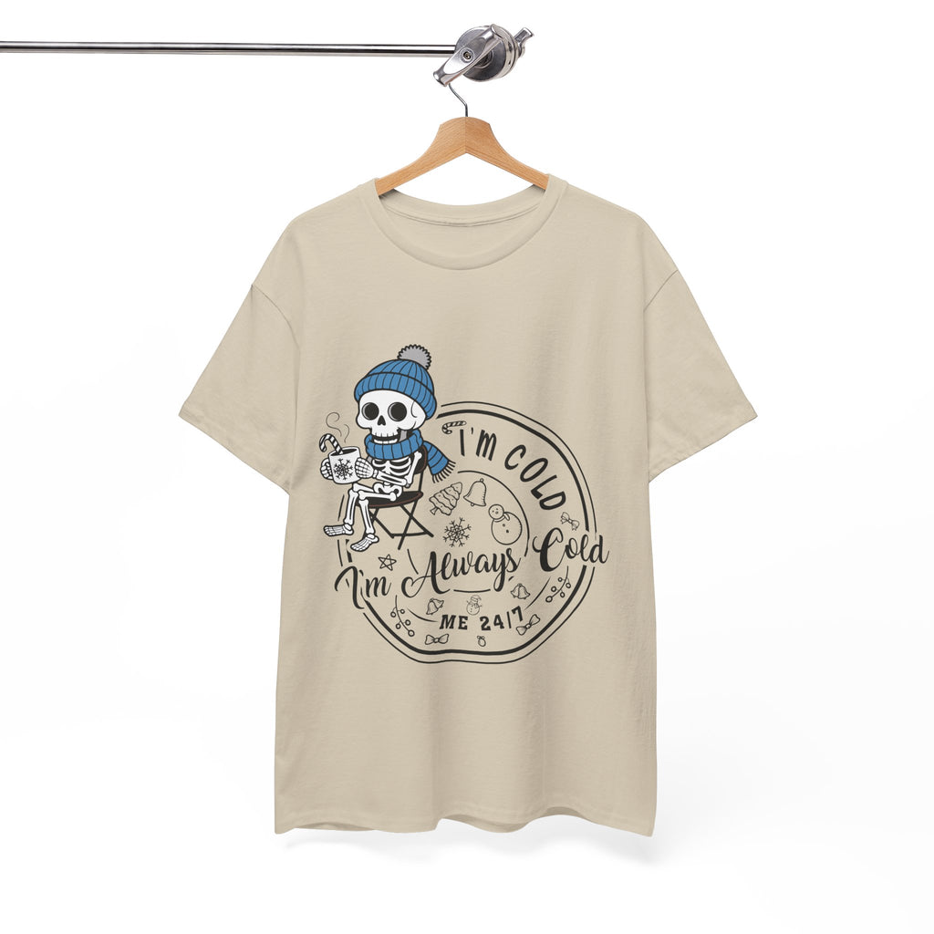 Cozy Skeleton Unisex Cotton Tee