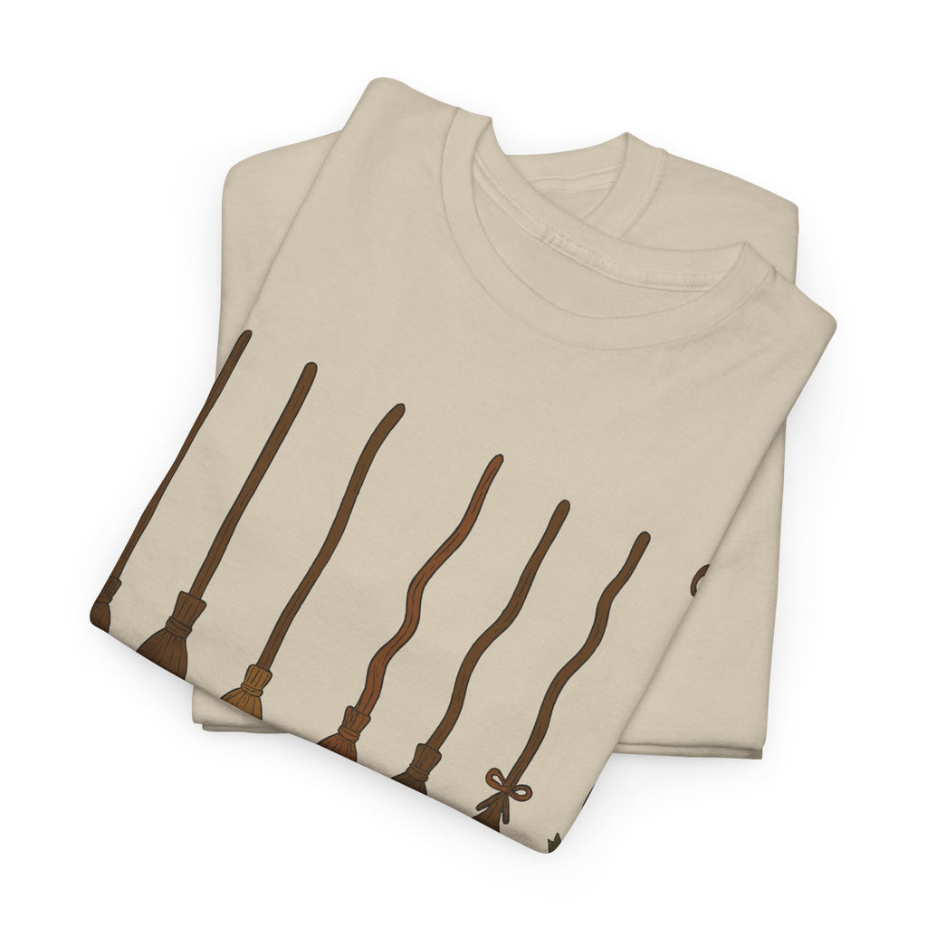 Witch Brooms Options Unisex Cotton Tee