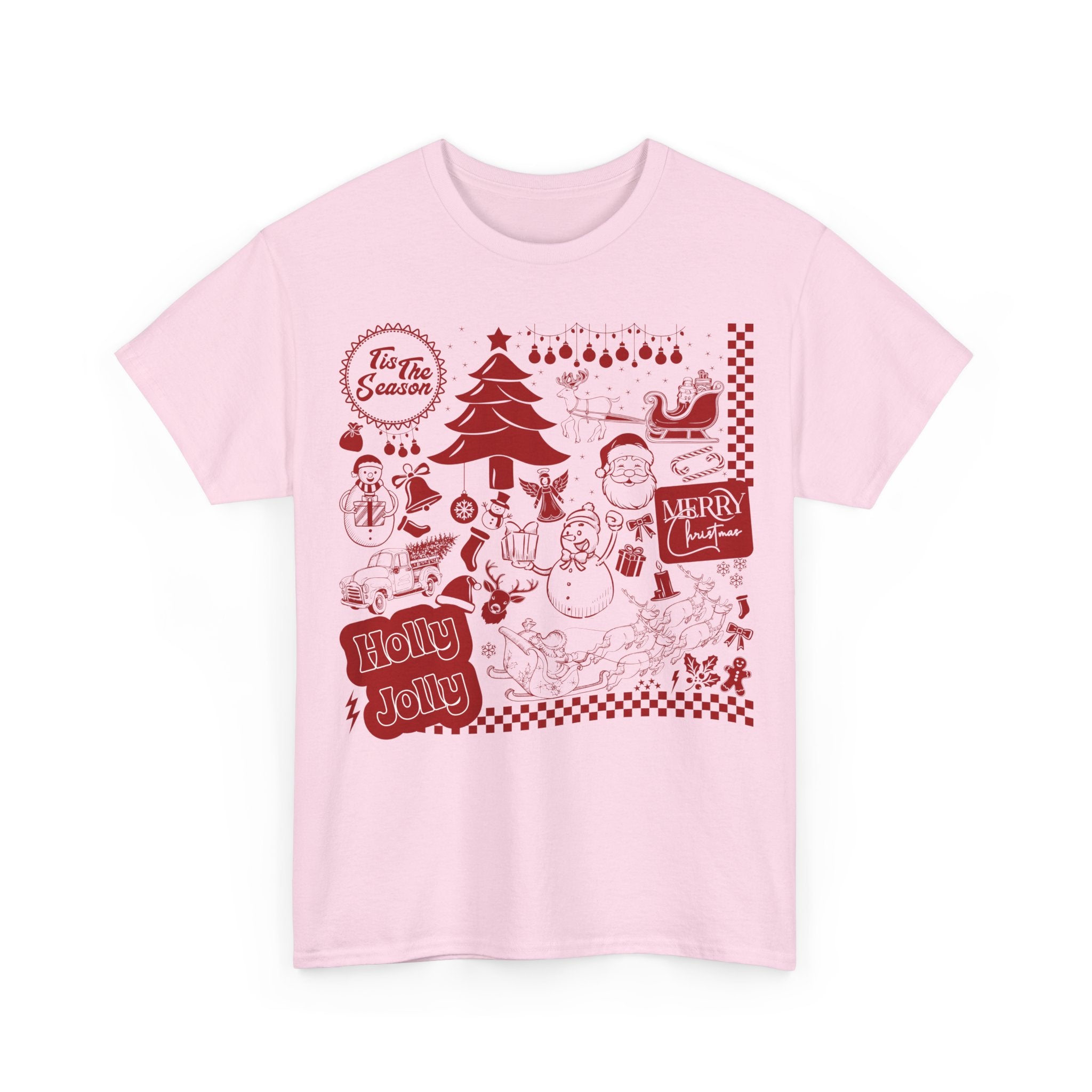 Christmas Festive Unisex Cotton T-shirt