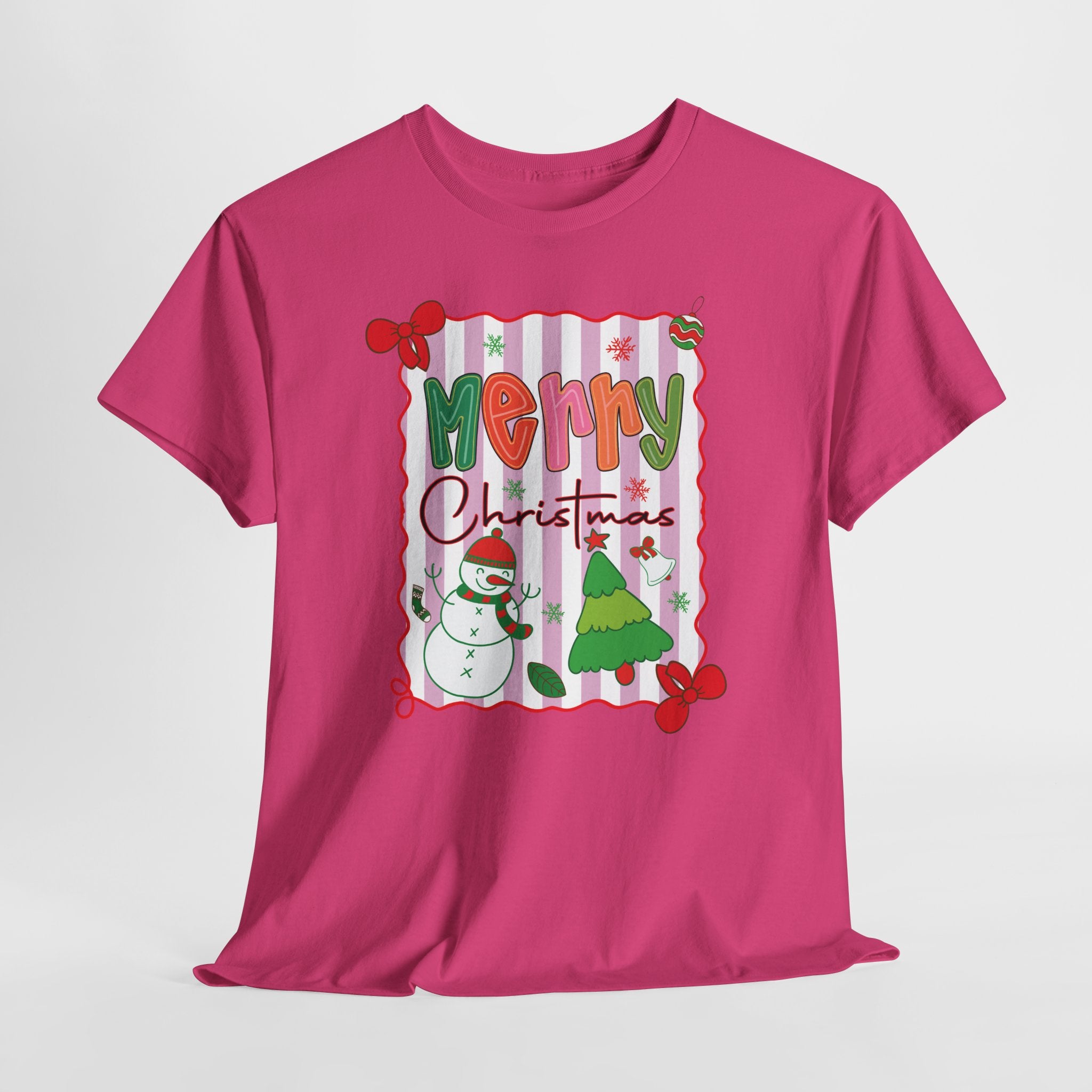 Christmas Snowman Unisex Cotton Tee