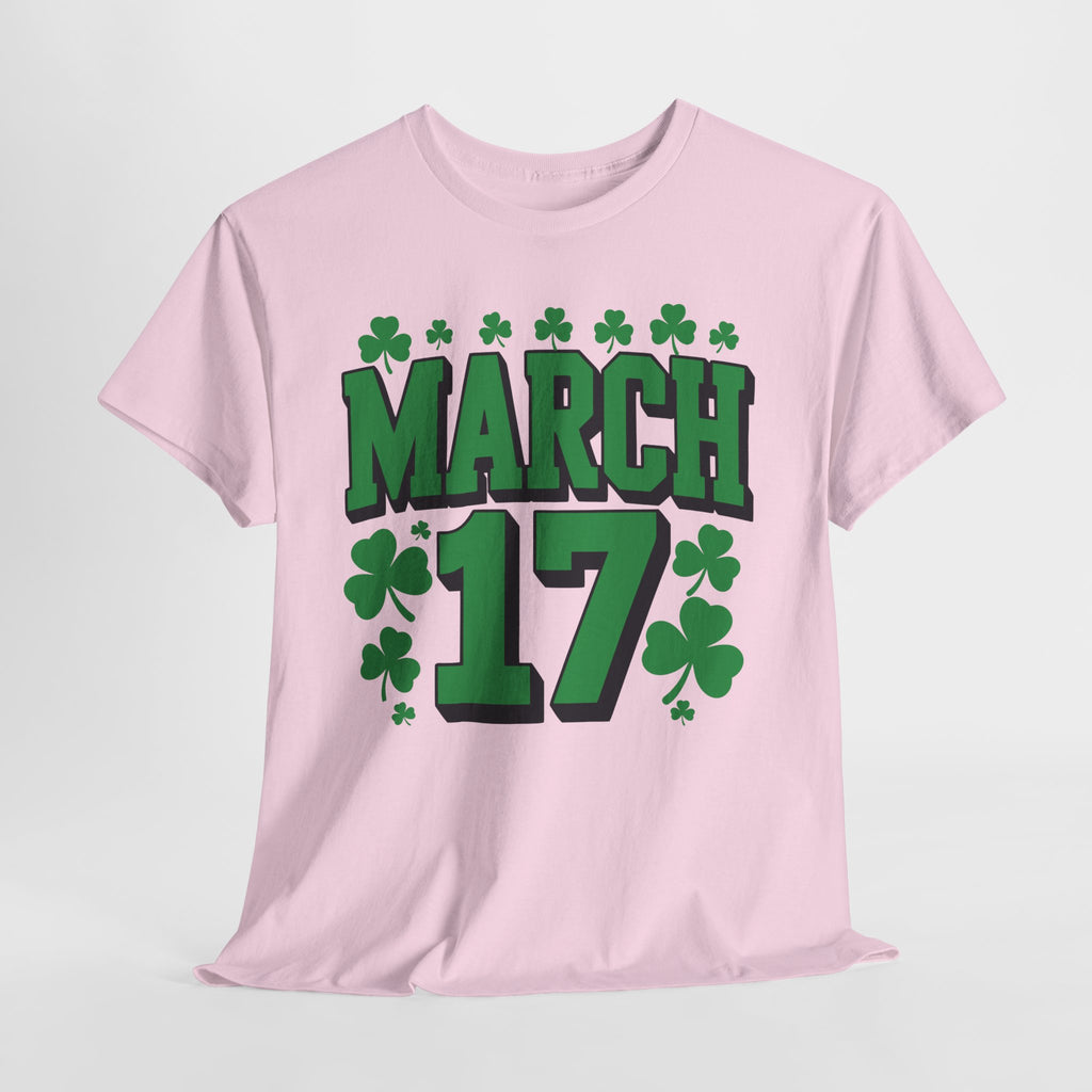 St. Patrick’s Day March 17 Shamrock Unisex Cotton T‑Shirt