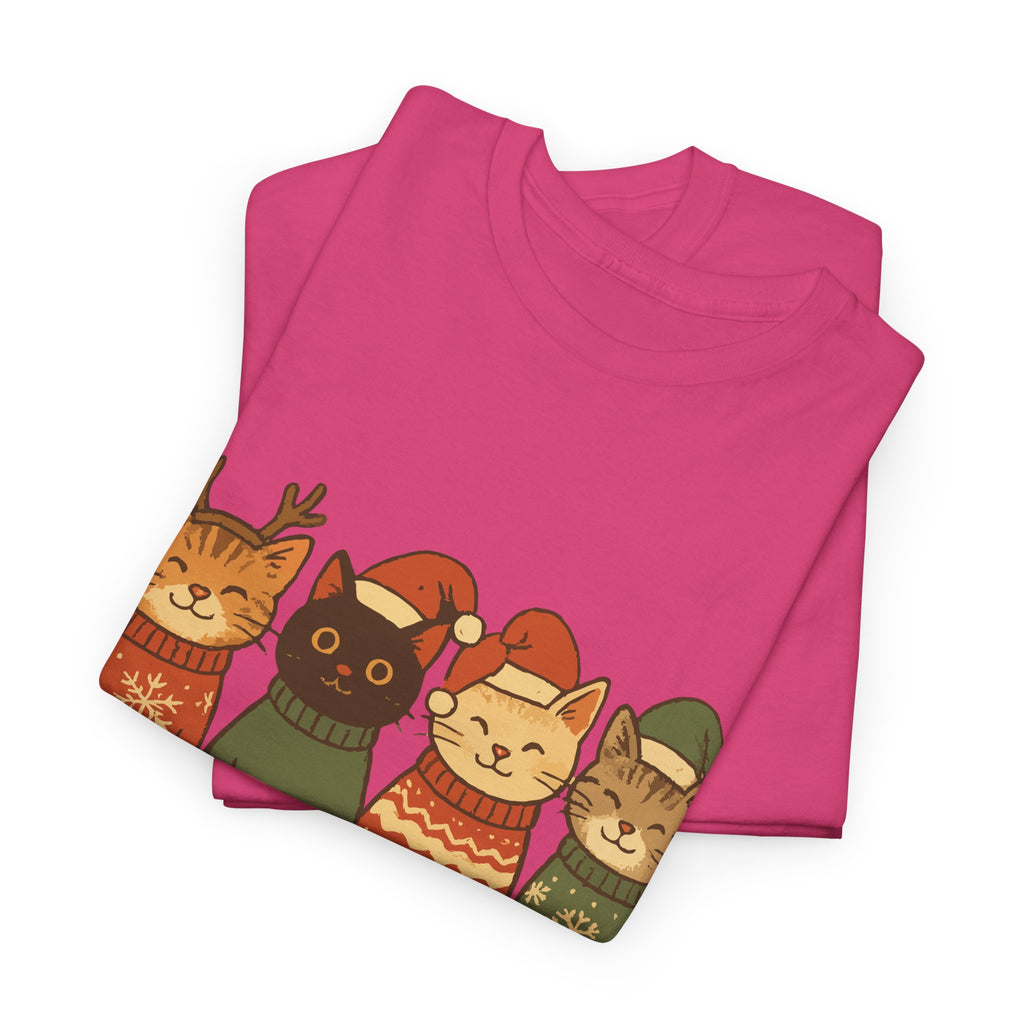 Christmas Cats Unisex Cotton Tee