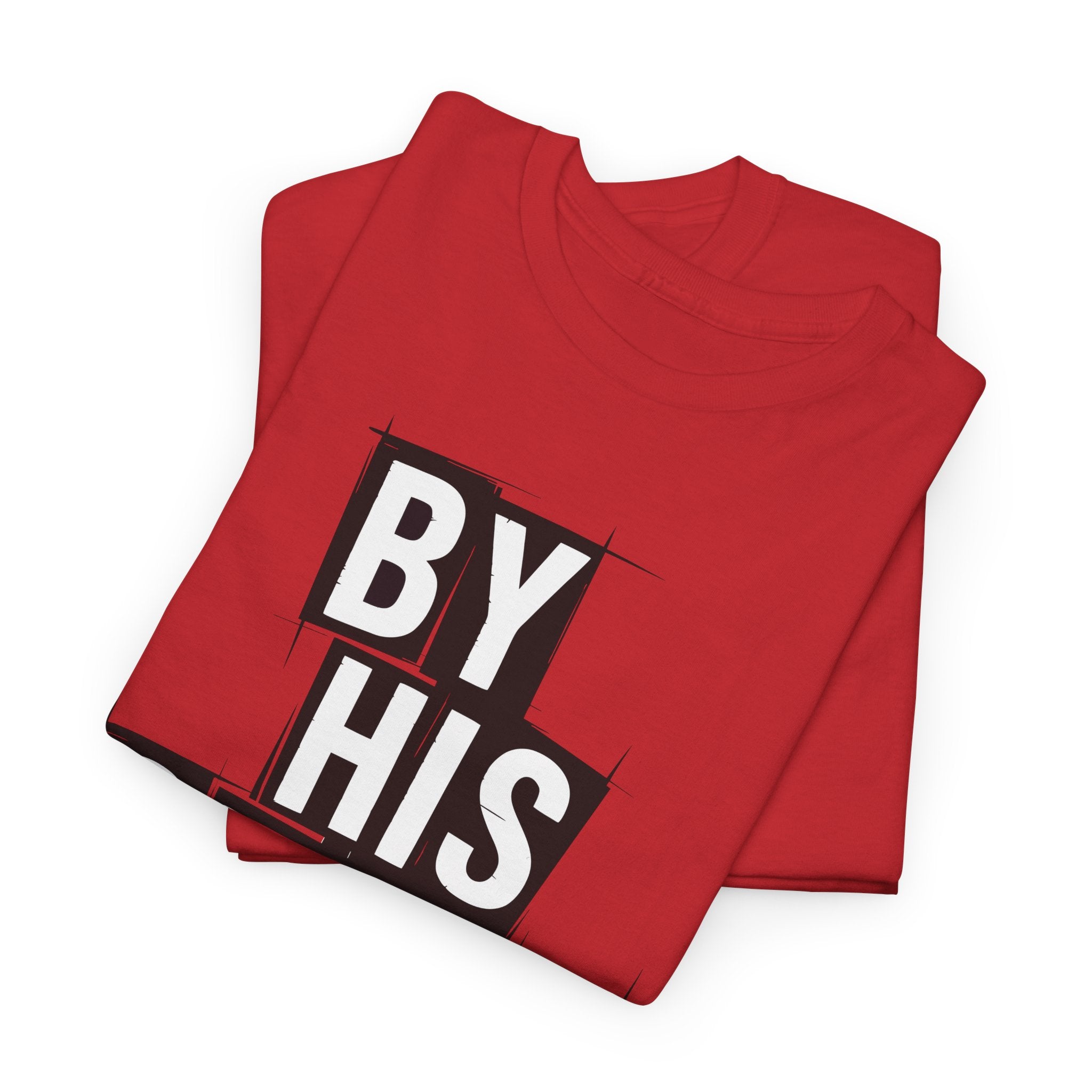 By His Grace tee — Minimalist Faith Christian Unisex Cotton T-Shirt