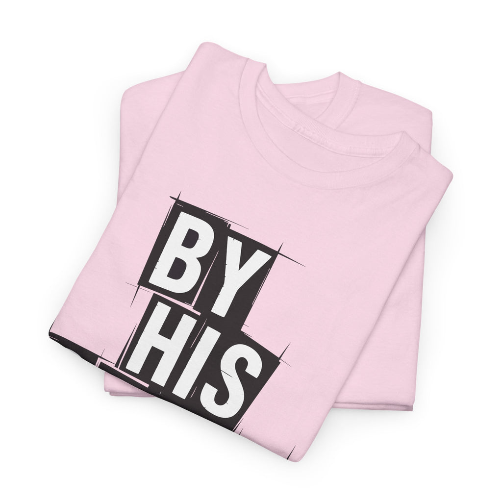 By His Grace tee — Minimalist Faith Christian Unisex Cotton T-Shirt