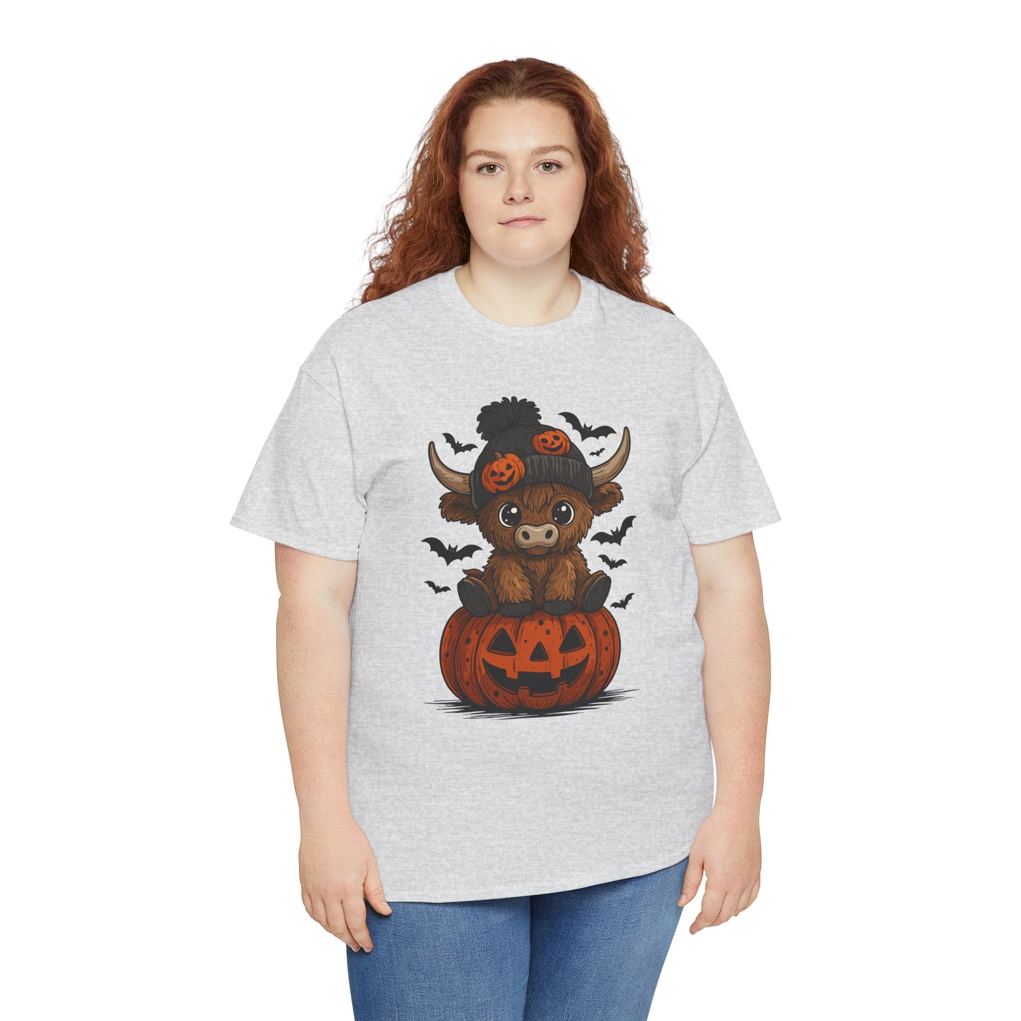 Halloween Cow Unisex Cotton Tshirt