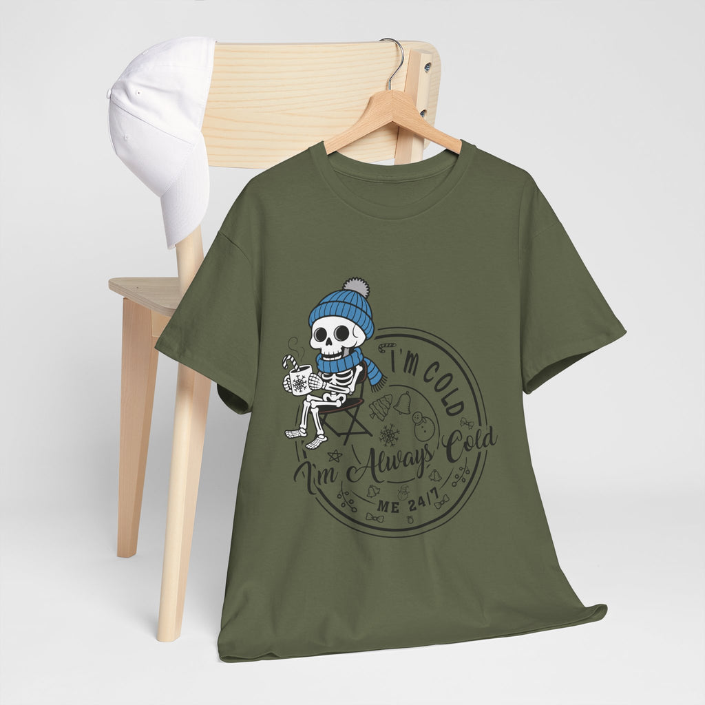 Cozy Skeleton Unisex Cotton Tee