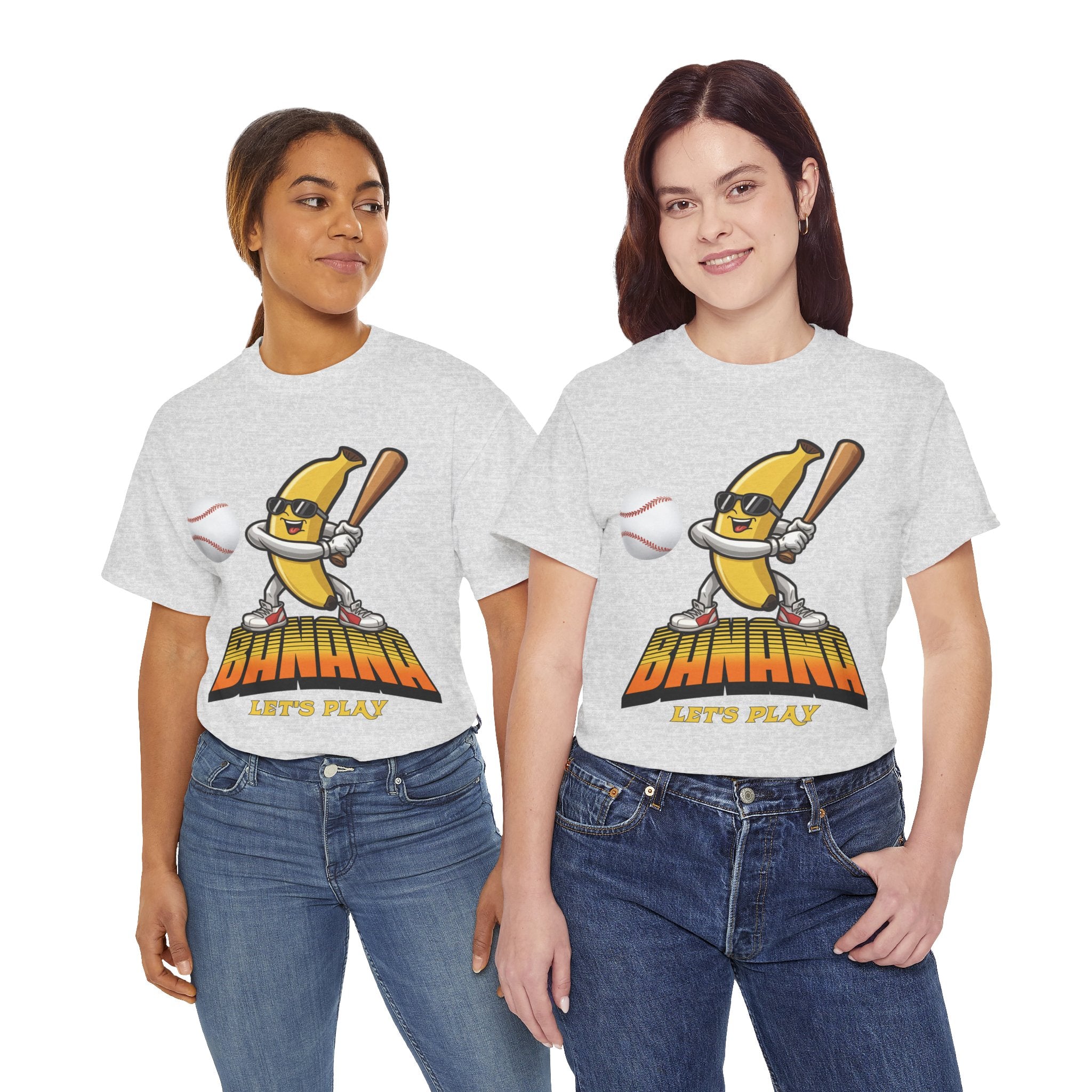 Banana Playing Baseball Tee