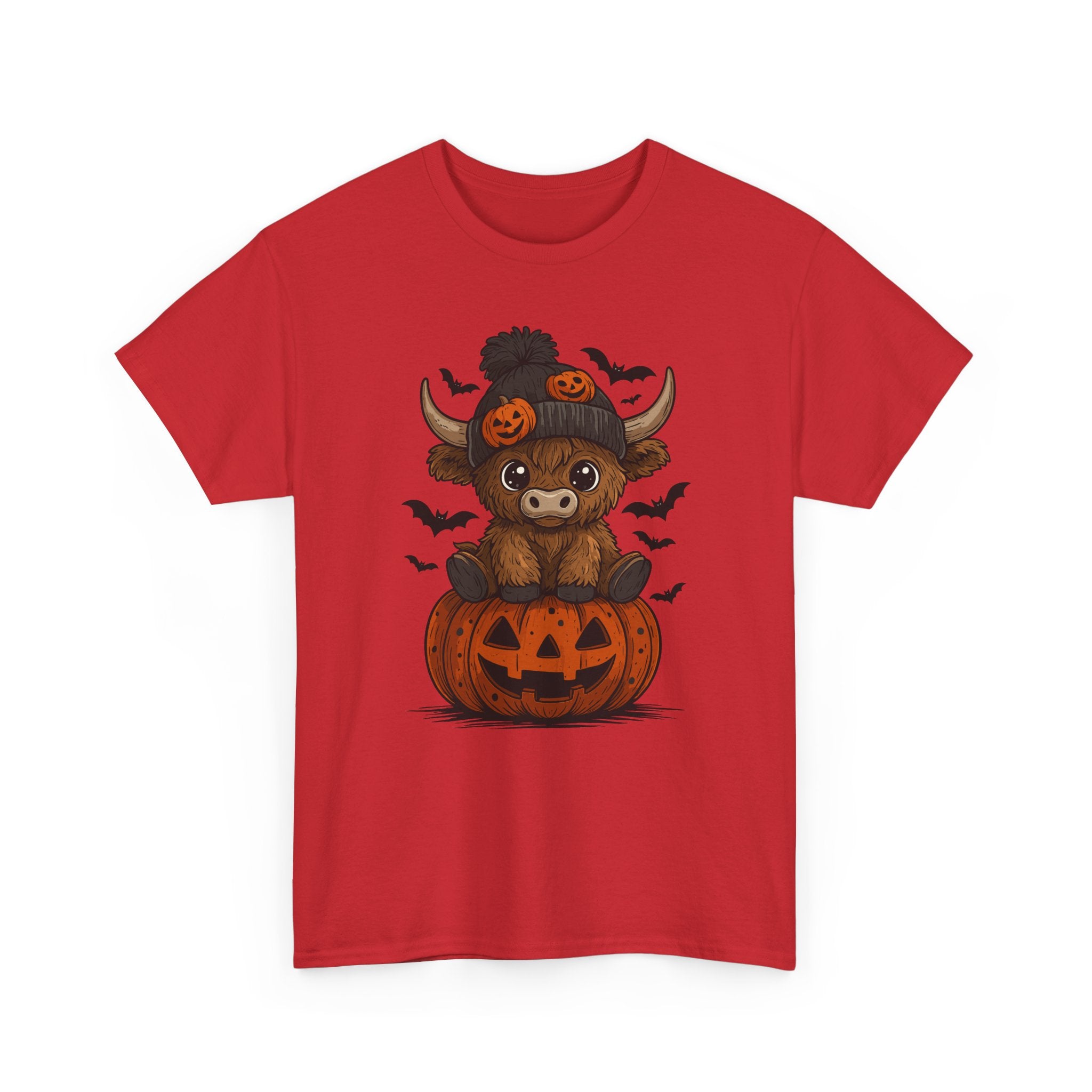 Halloween Cow Unisex Cotton Tshirt