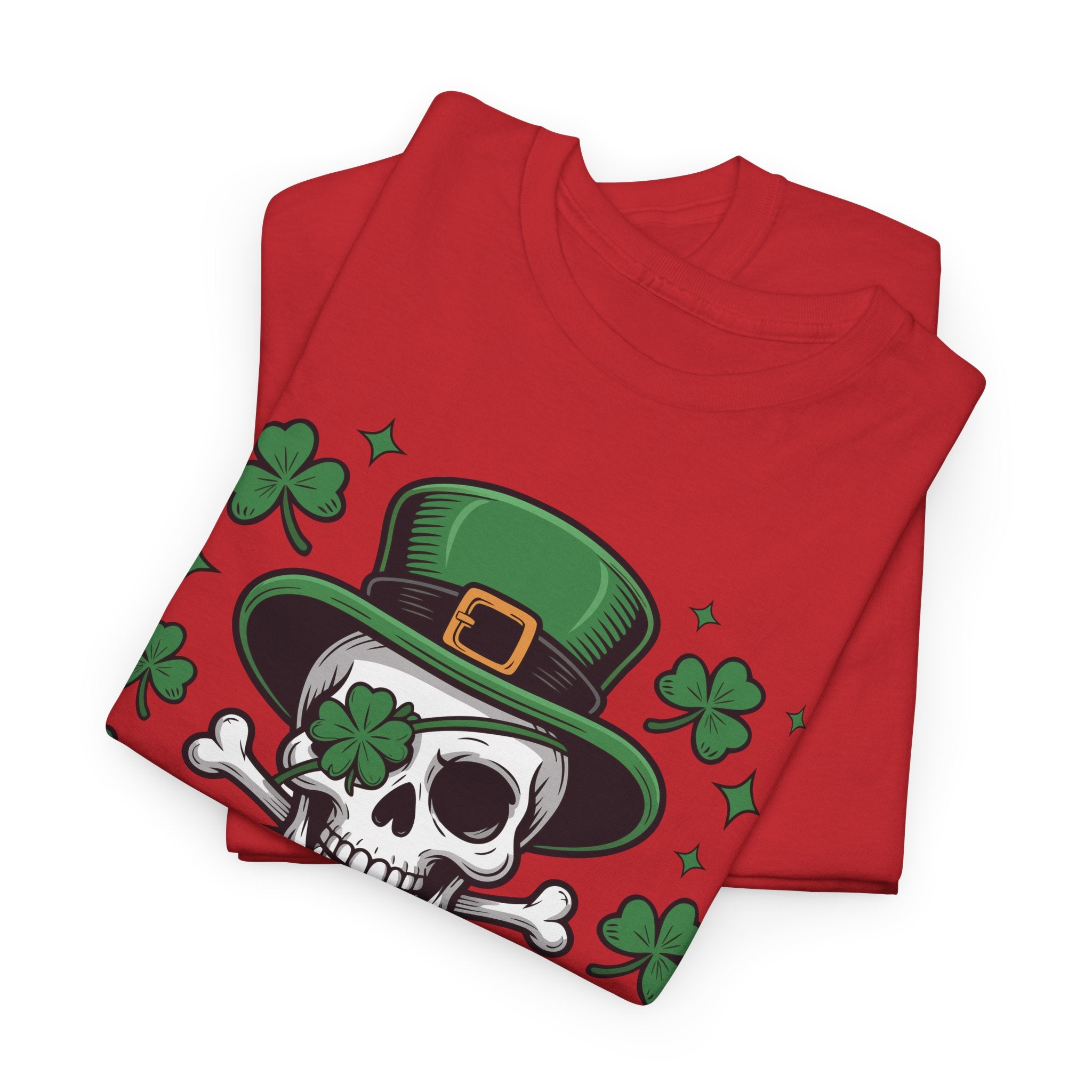 Let the Shenanigans Begin — Leprechaun Skull Unisex Cotton T-Shirt