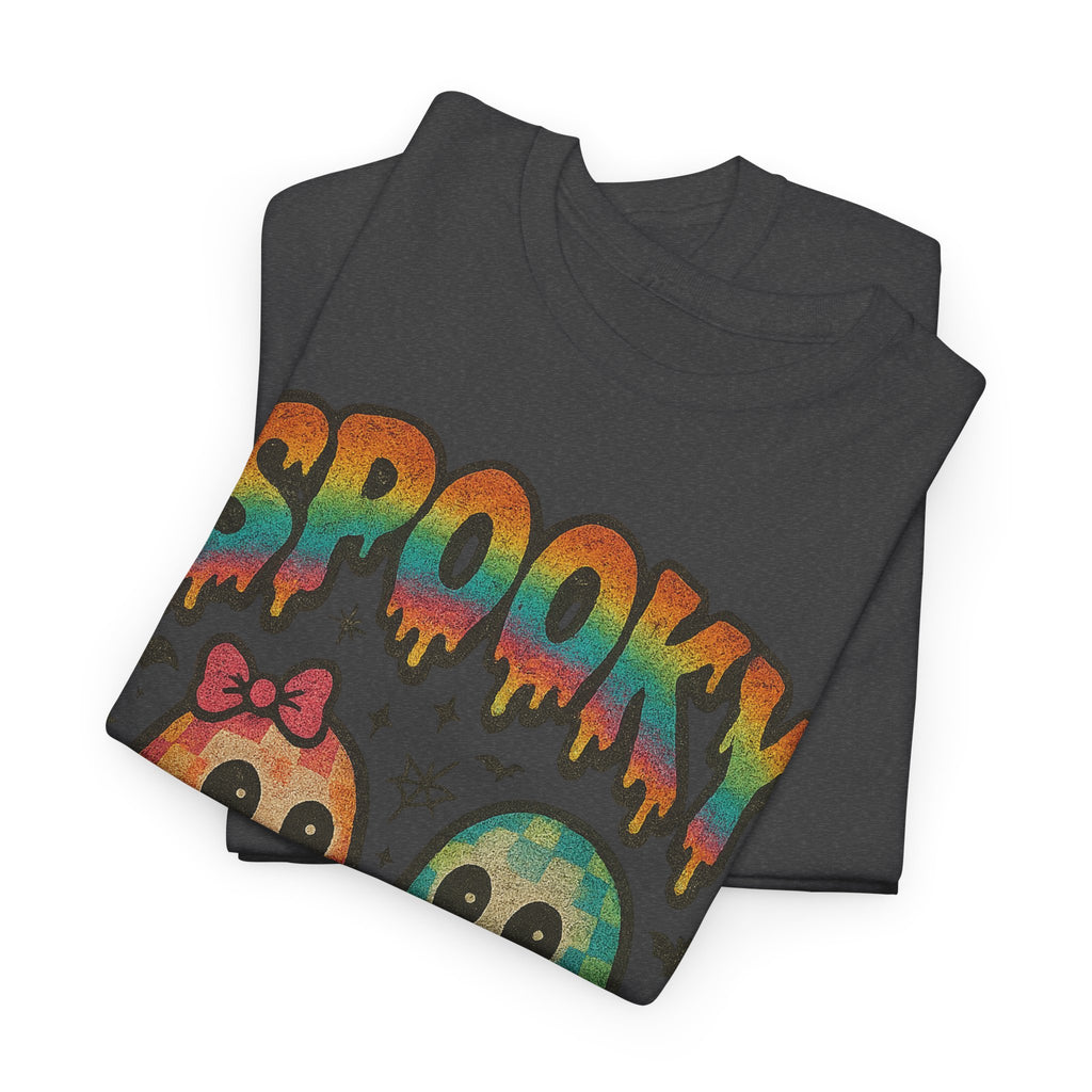 Spooky Pastel Ghosts Unisex Cotton Tee