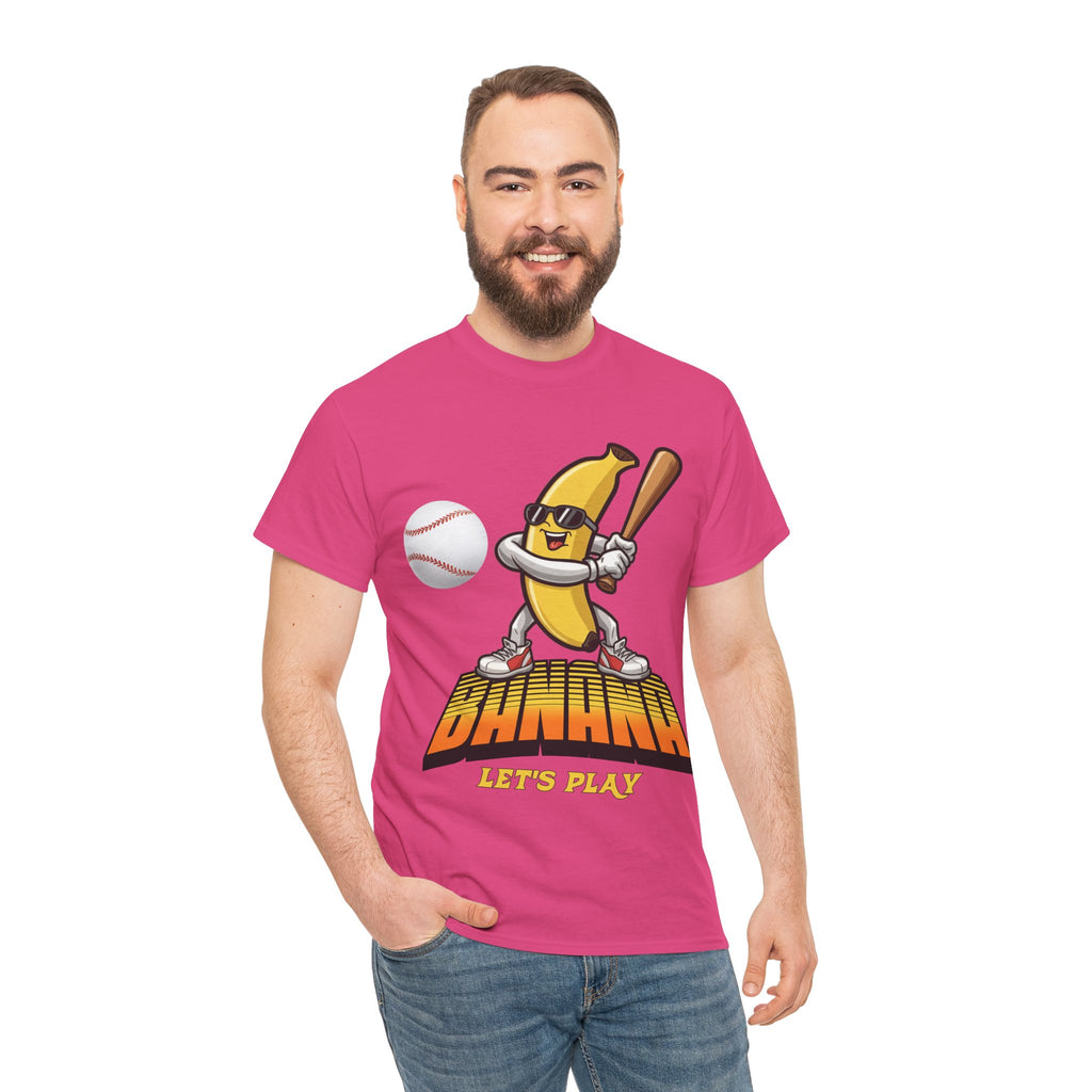Banana Playing Baseball Tee