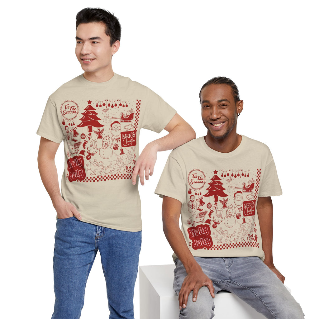 Christmas Festive Unisex Cotton T-shirt