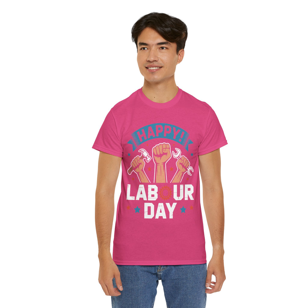 Happy US Labour Day Unisex Heavy Cotton T-Shirt