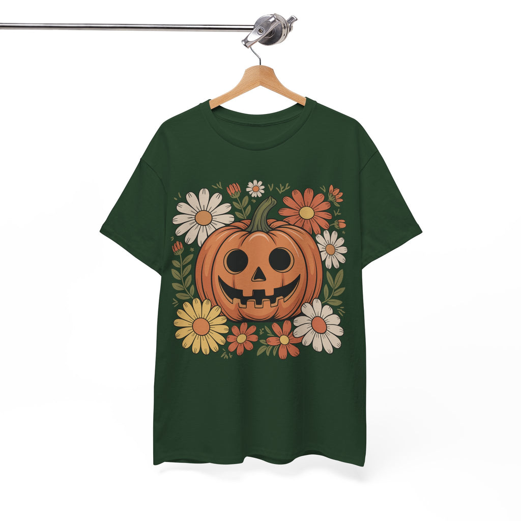 Halloween Pumpkin Unisex Cotton Tee