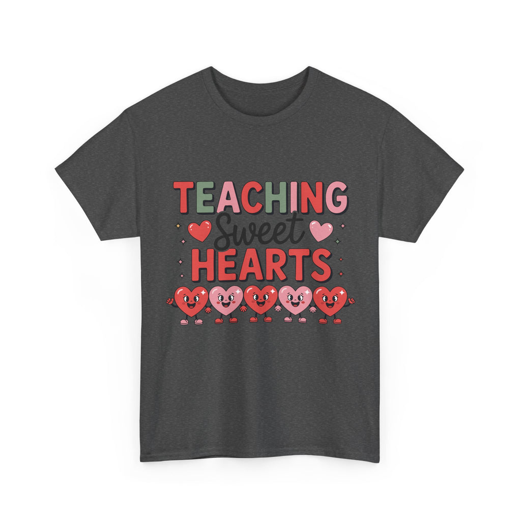 Teaching Sweet Hearts Valentine Teacher Unisex Cotton T-Shirt