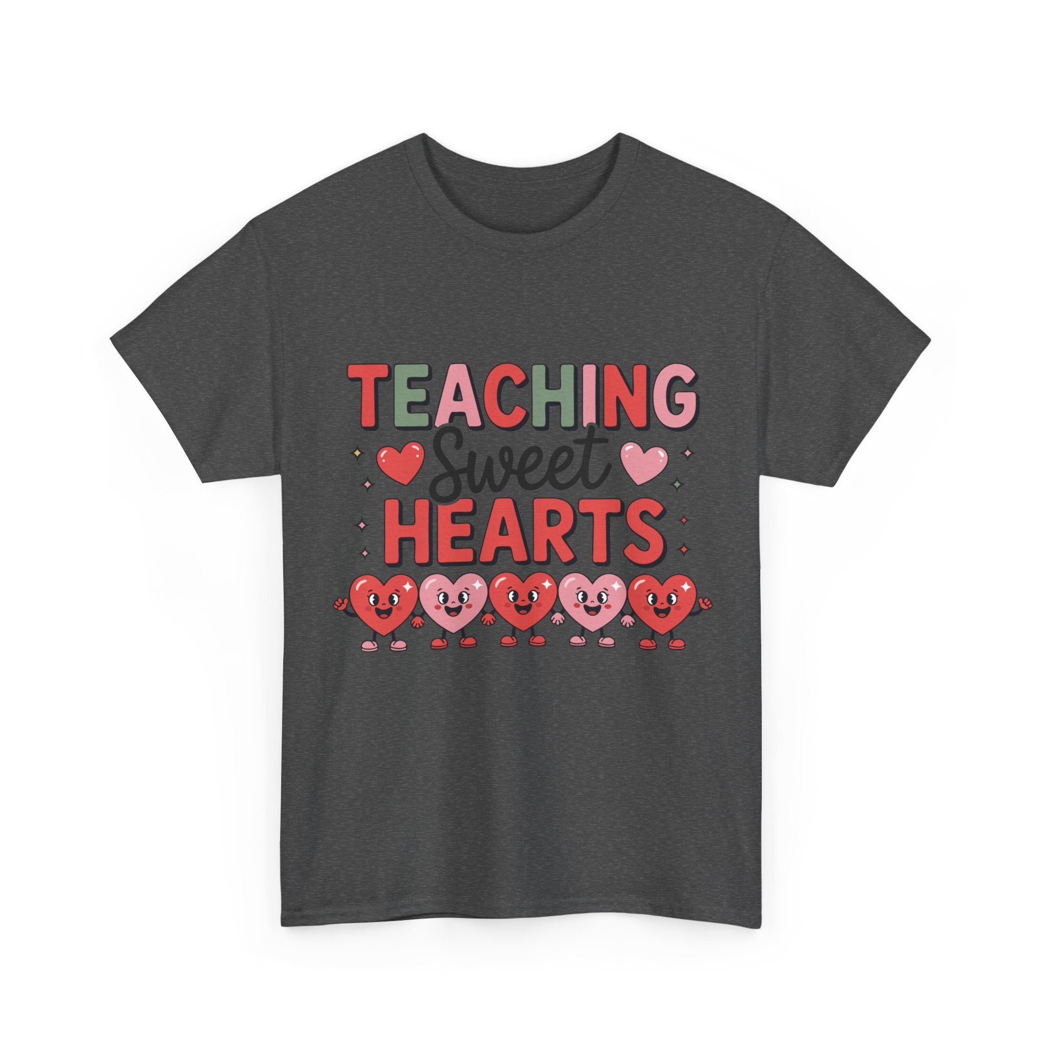 Teaching Sweet Hearts Valentine Teacher Unisex Cotton T-Shirt
