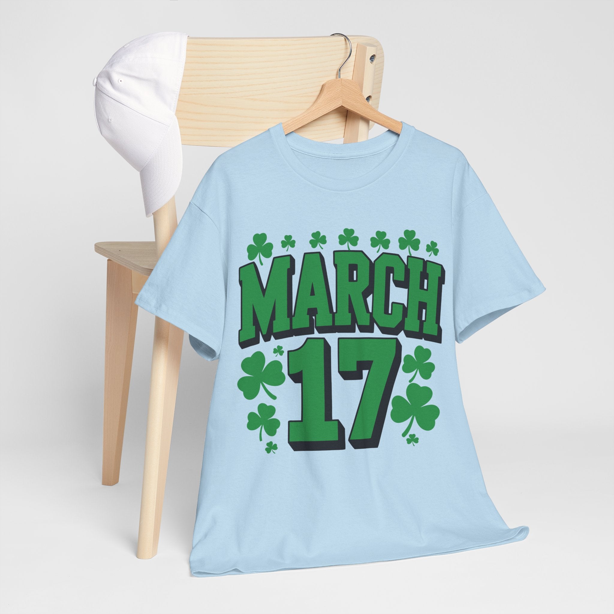 St. Patrick’s Day March 17 Shamrock Unisex Cotton T‑Shirt