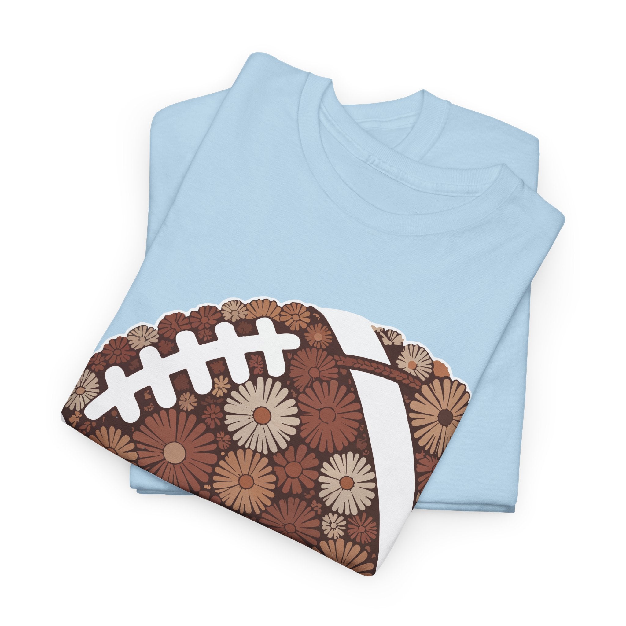 Game Day Touch Down Football Tee — Helmets, Flags & Cheer Icons Unisex Cotton Tee