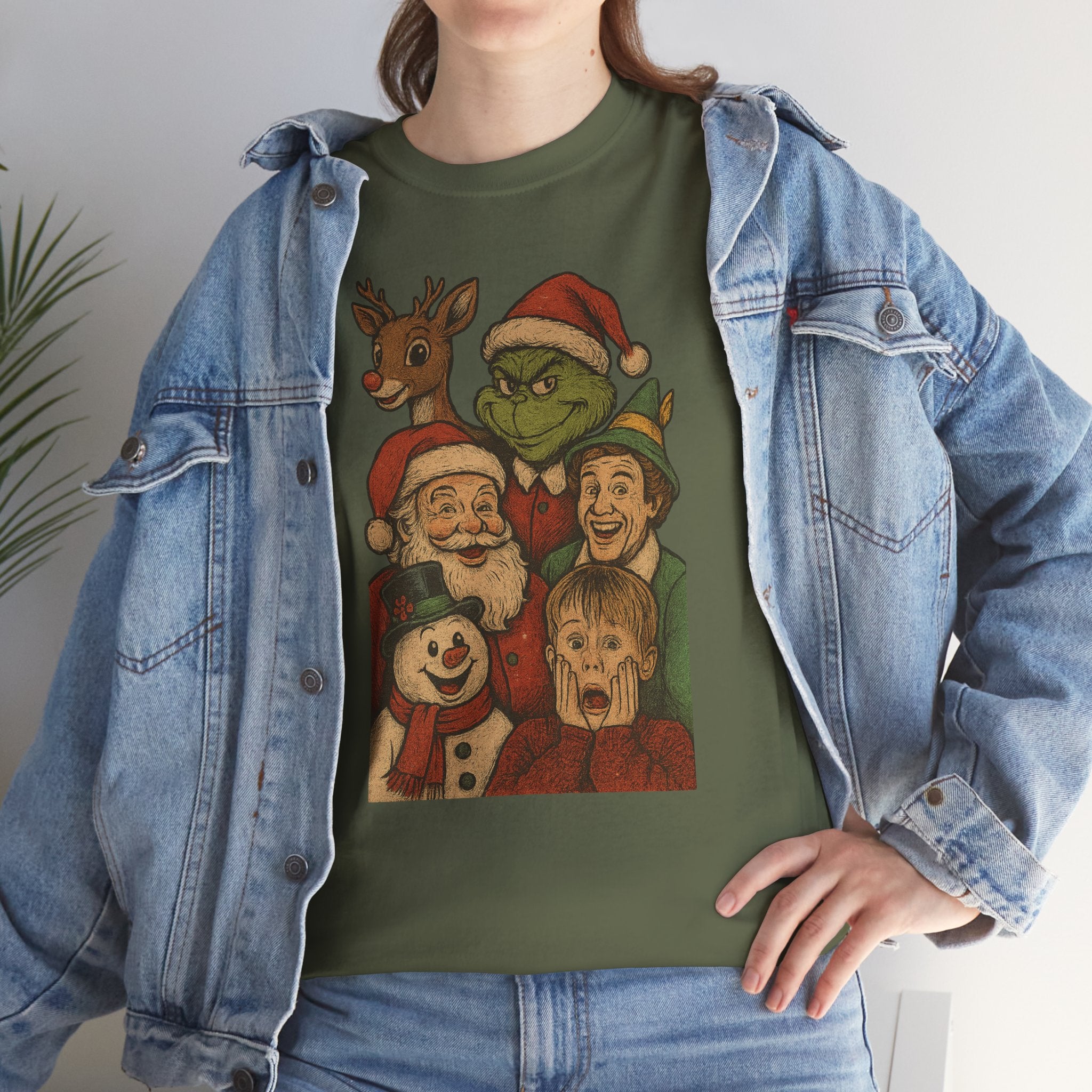 Christmas Icon Vintage Unisex Cotton Tee