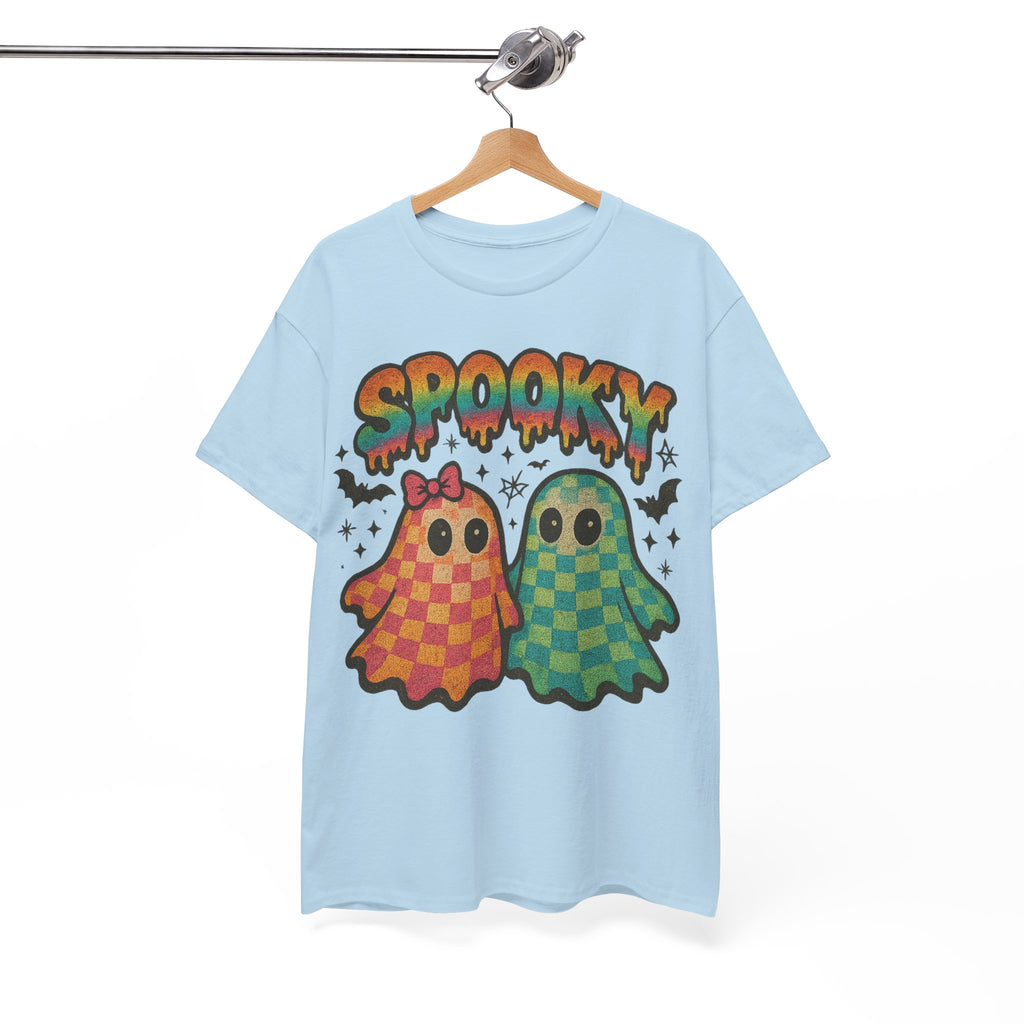 Spooky Pastel Ghosts Unisex Cotton Tee