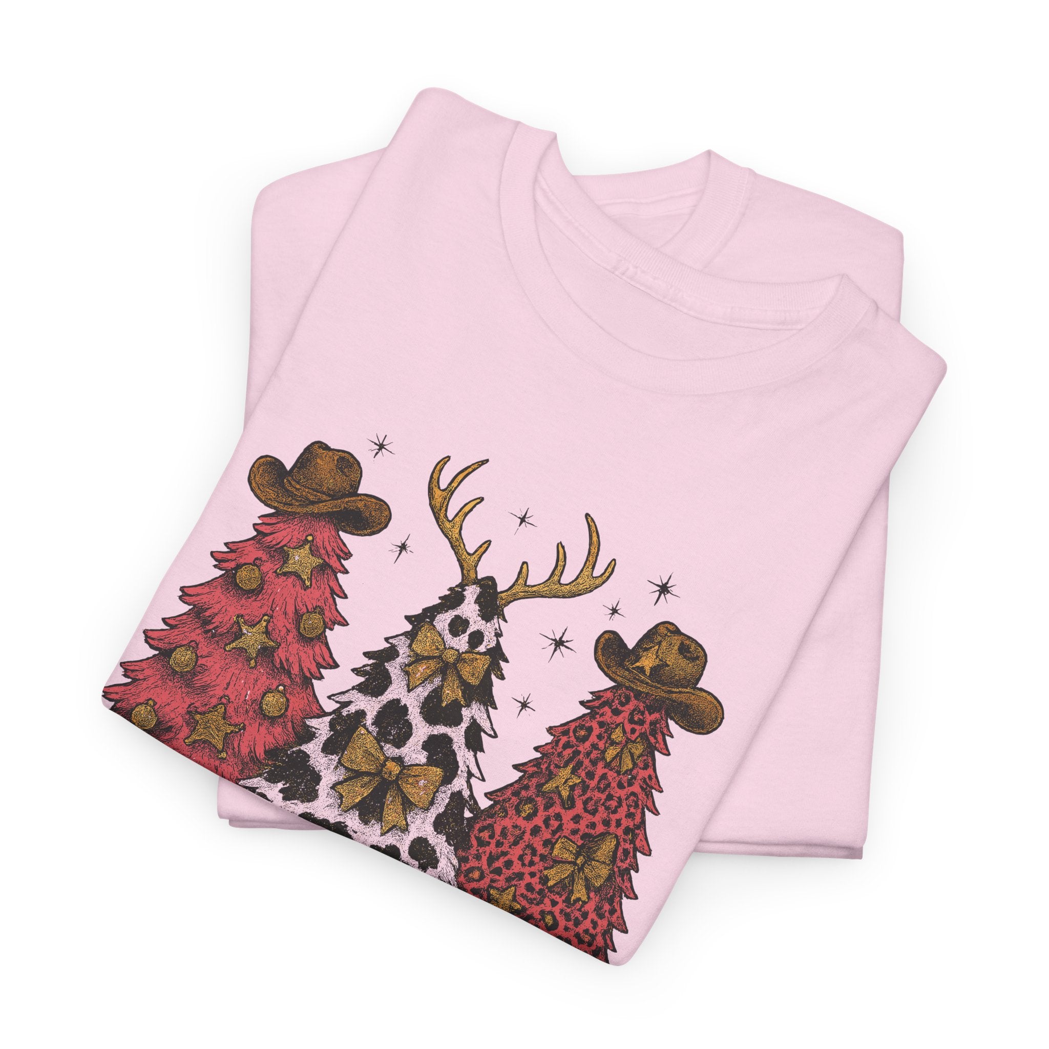 Western Christmas Unisex Cotton Tee