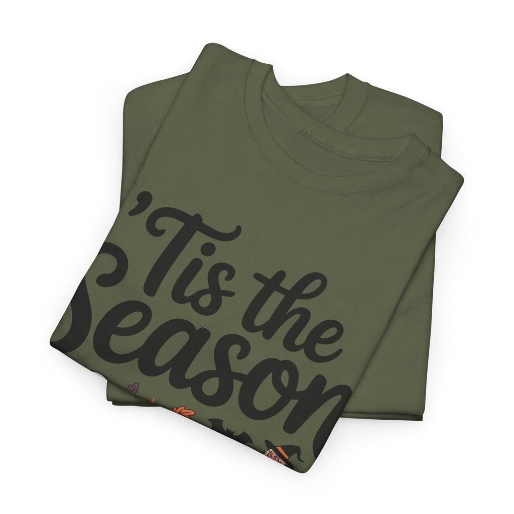 Holiday Season Unisex Cotton T-Shirt - Tis the Season Design
