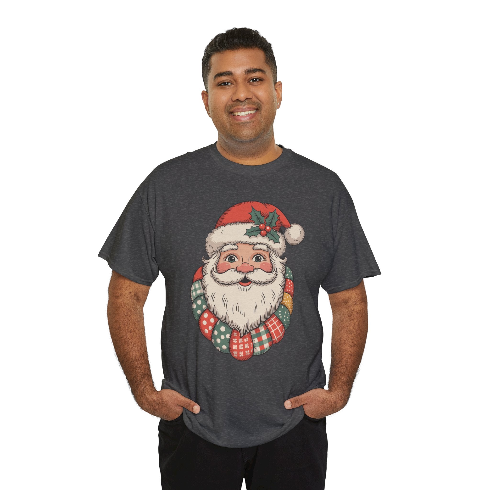 Vintage Santa Unisex Cotton Tee