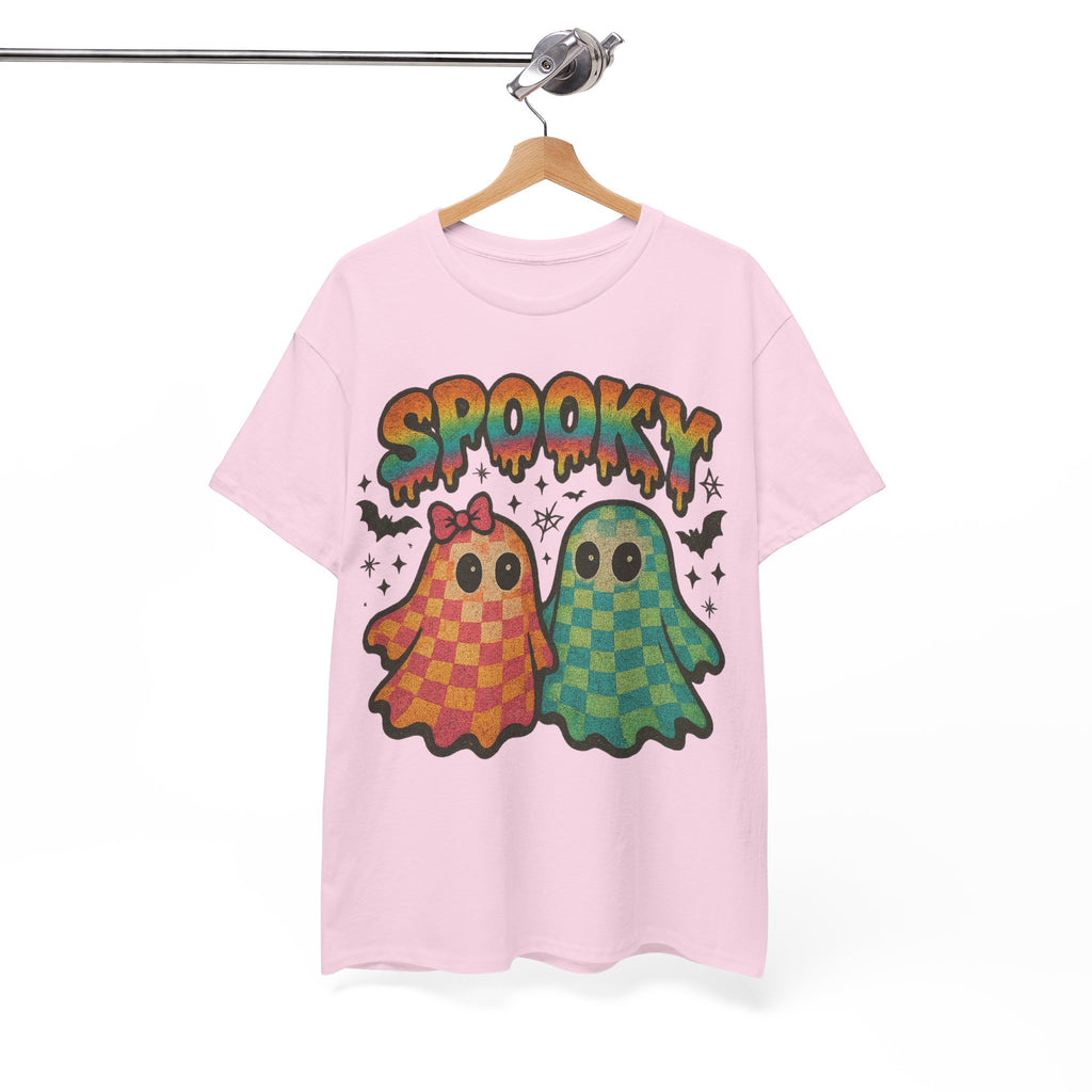 Spooky Pastel Ghosts Unisex Cotton Tee