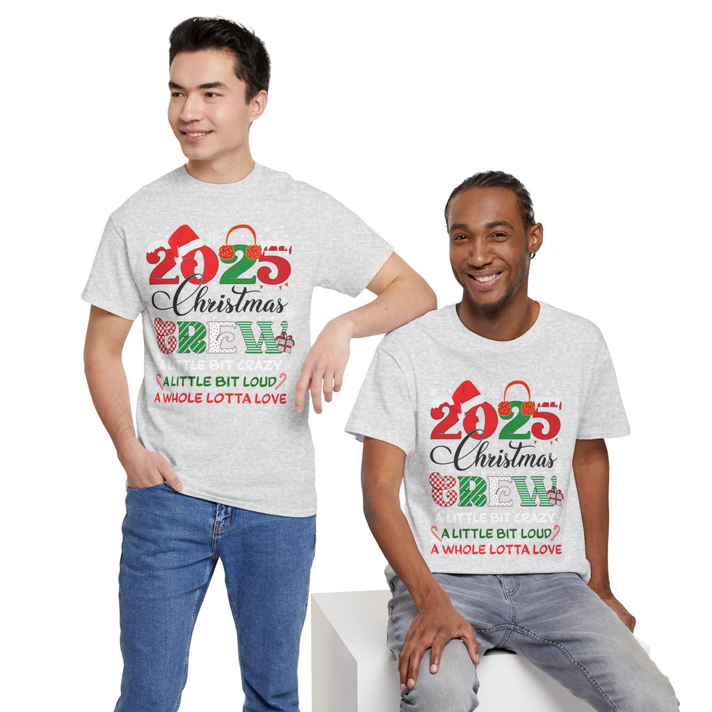 Christmas Crew 2025 Unisex Cotton Tee