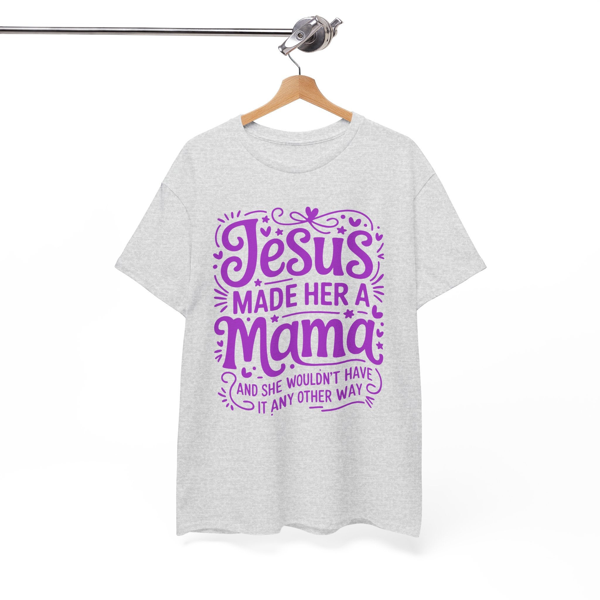 Jesus Made Her a Mama — Christian MamaUnisex Cotton T-Shirt