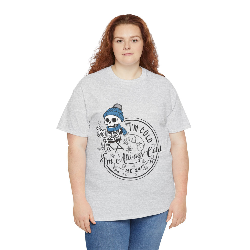 Cozy Skeleton Unisex Cotton Tee