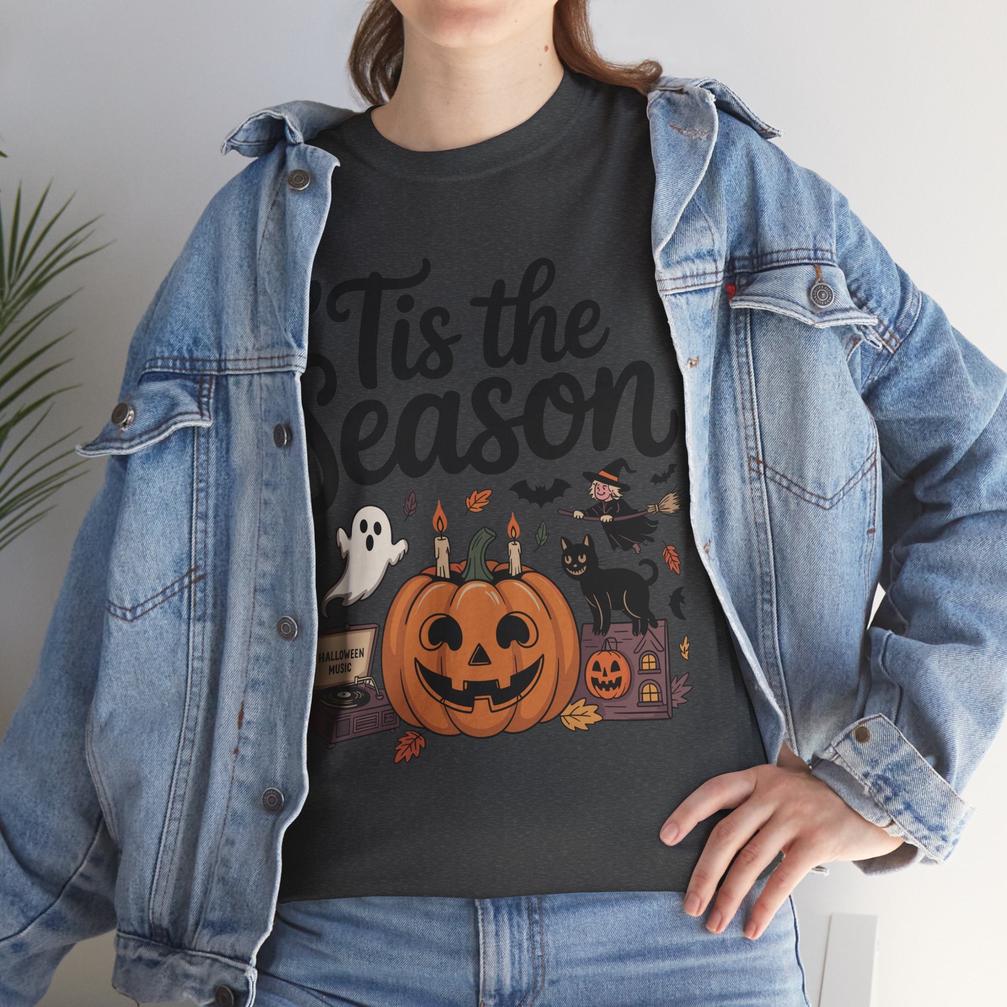 Holiday Season Unisex Cotton T-Shirt - Tis the Season Design