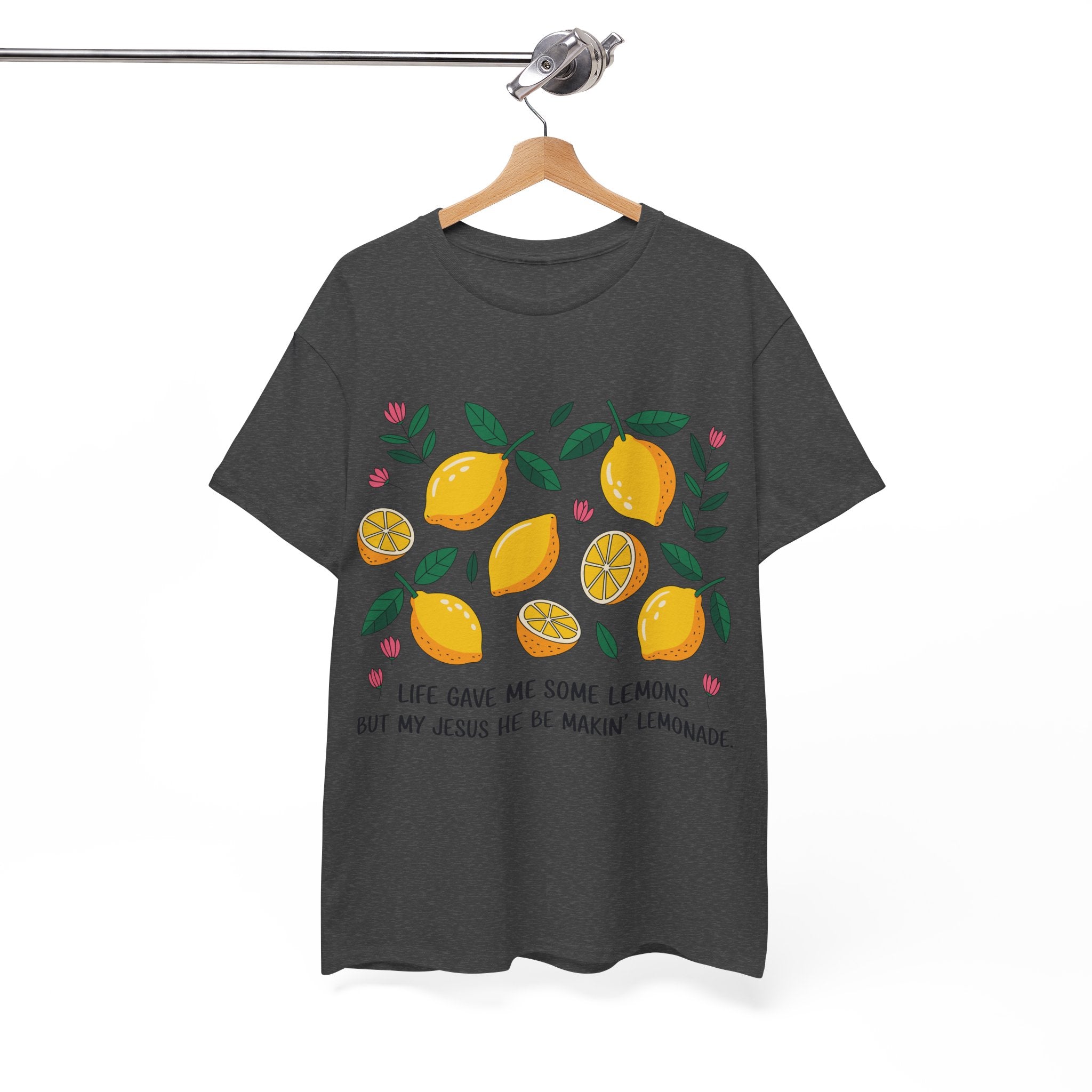Christian Lemonade Tee — "Life gave me some lemons but my Jesus he be makin’ lemonade"Unisex Cotton Tee