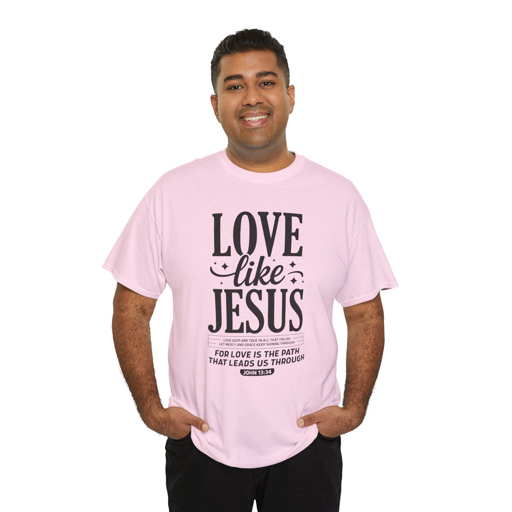 Love Like Jesus Tee — John 13:34 Faith-Inspired Christian Unisex Cotton T-Shirt