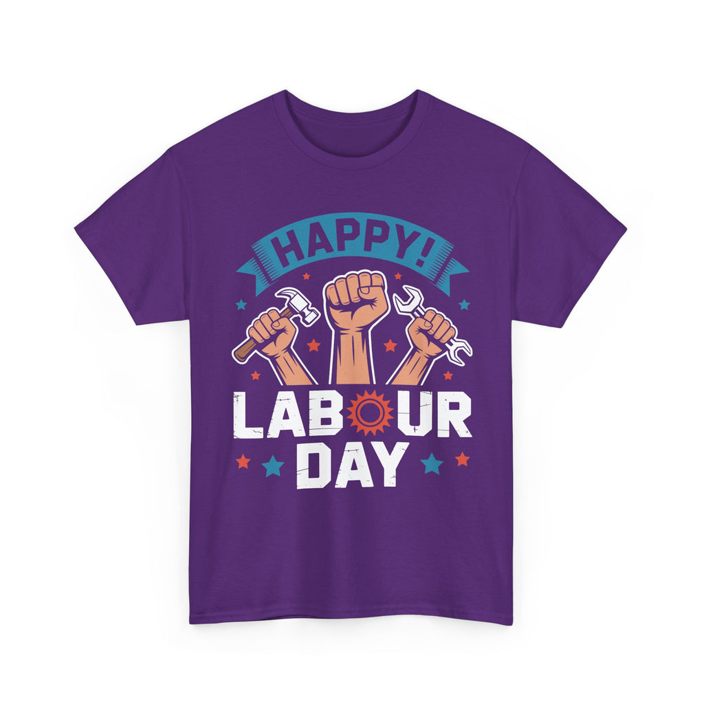 Happy US Labour Day Unisex Heavy Cotton T-Shirt