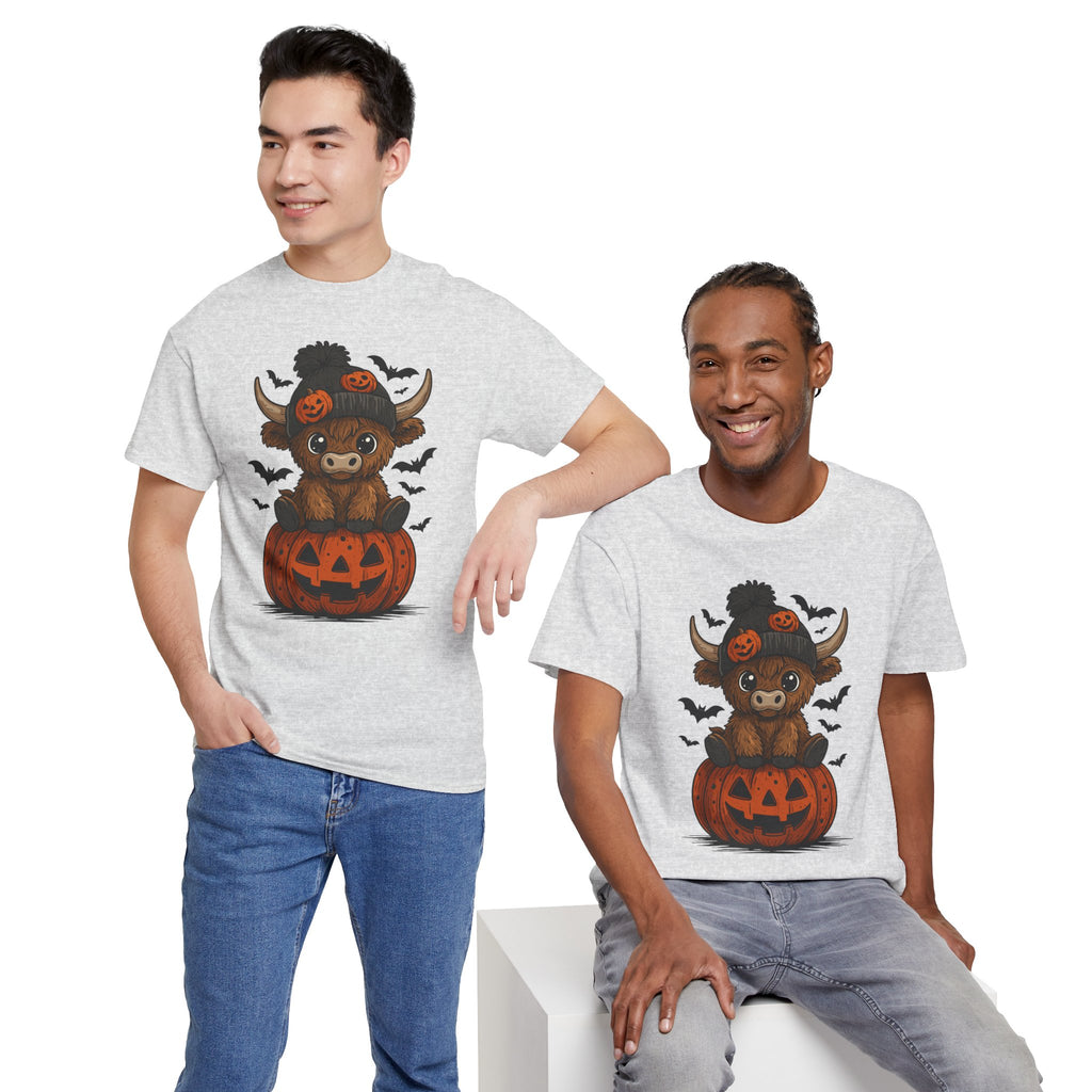 Halloween Cow Unisex Cotton Tshirt