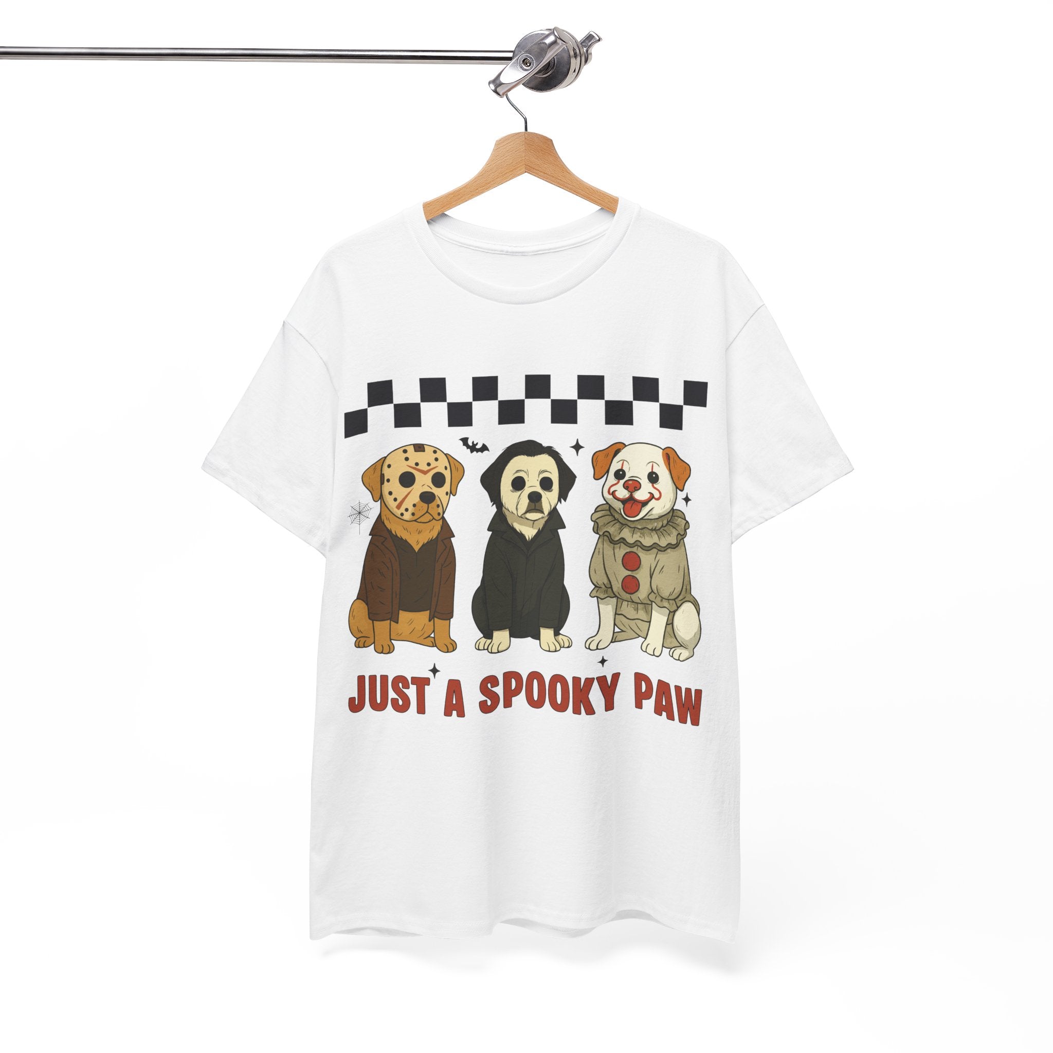 Halloween "Just A Spooky Paw" Unisex Cotton Tee